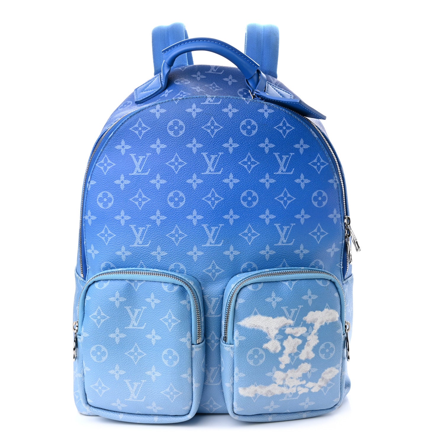 Louis Vuitton Monogram Clouds Multipockets Backpack Blue 1 of 10
