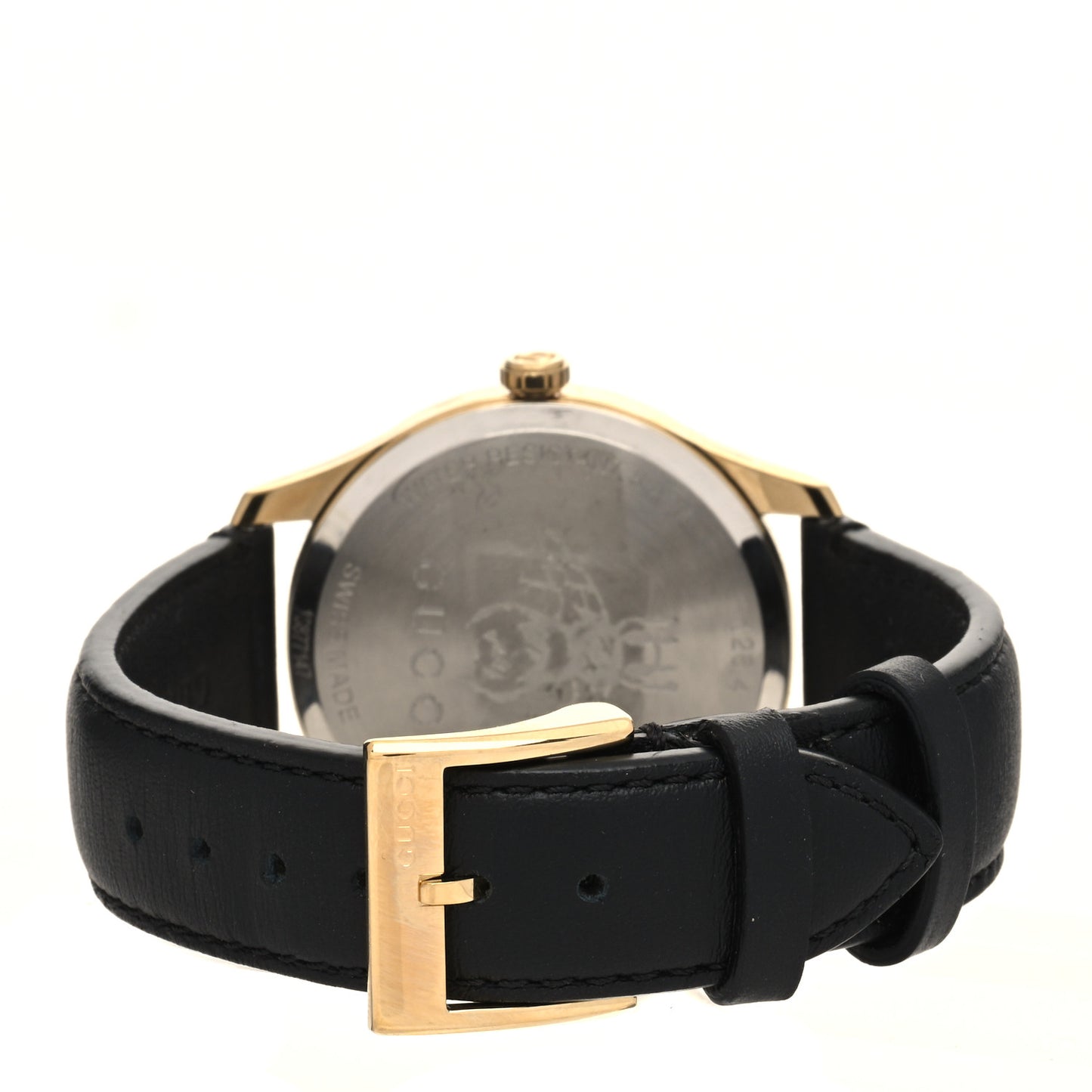 Stainless Steel Calfskin Mother of Pearl 36mm G-Timeless Charm Quartz Watch