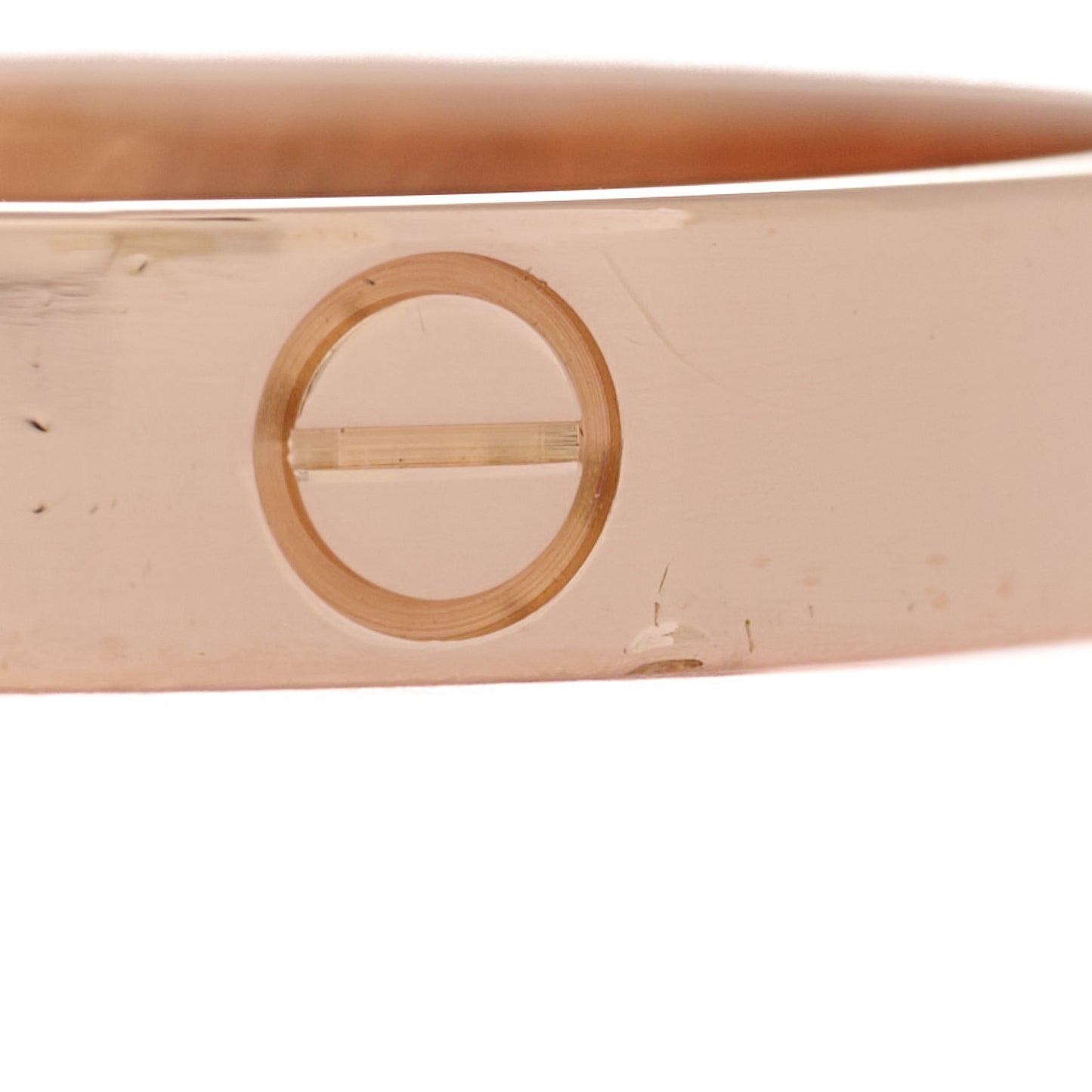 18K Pink Gold 3.5mm LOVE Wedding Band Ring 59 8.75