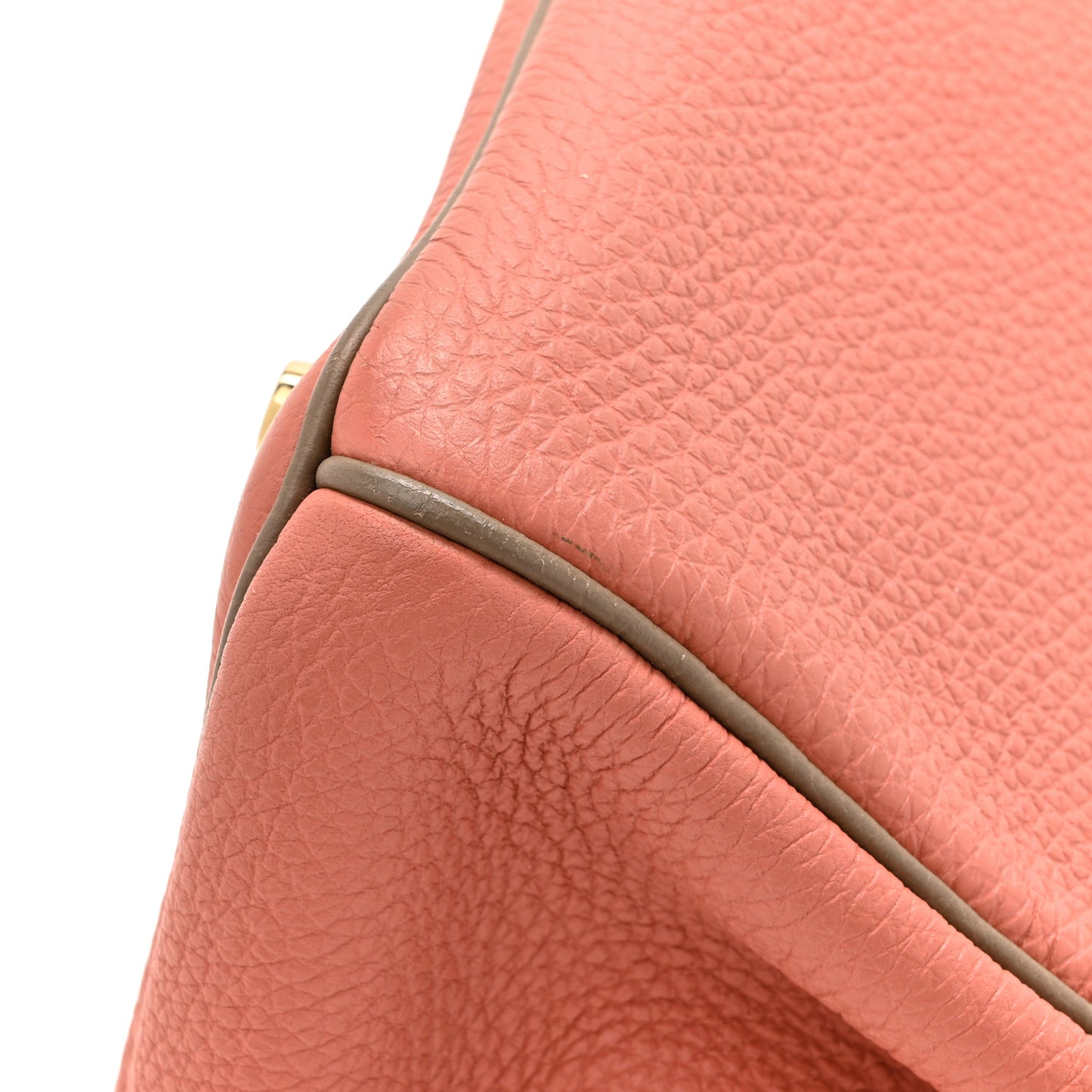 Togo Bi-Color Horseshoe Birkin 30 Rose Tea Etoupe