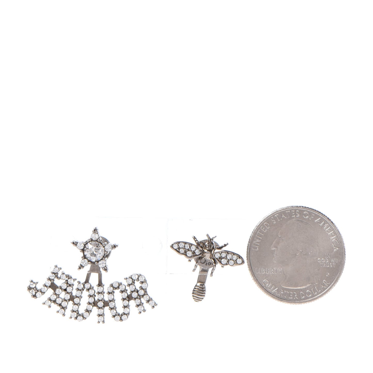 Palladium Crystal J'adior Earrings