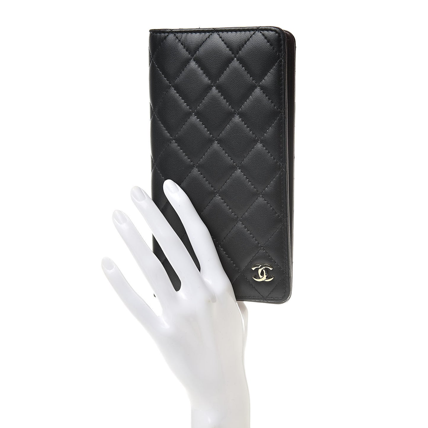 Lambskin Medium Agenda Cover Black
