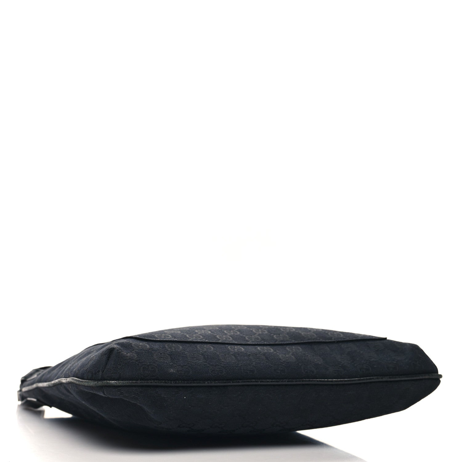 Gucci Monogram Large Flat Messenger Bag Dark Brown 4 of 11