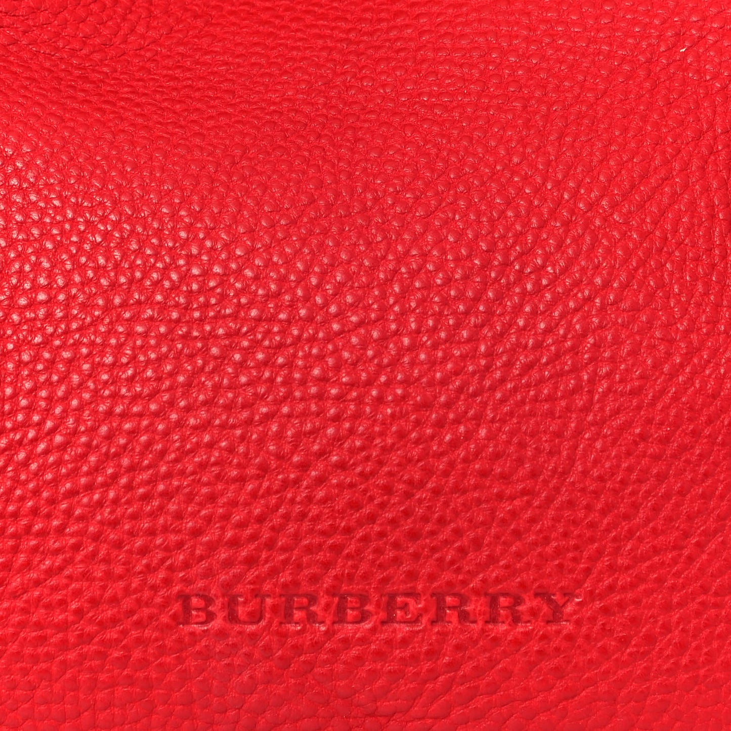 Grainy Calfskin House Check Small Maidstone Red