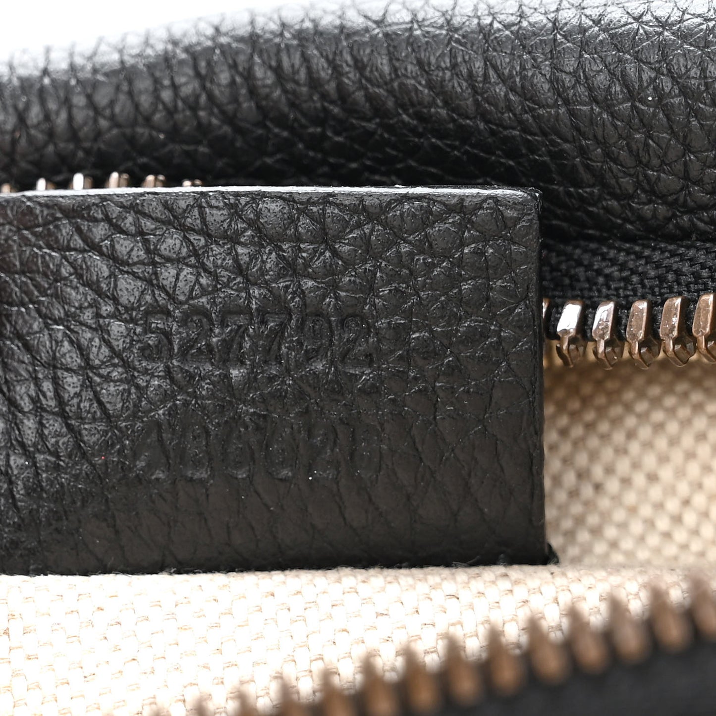 Grained Calfskin Small Logo Belt Bag Black