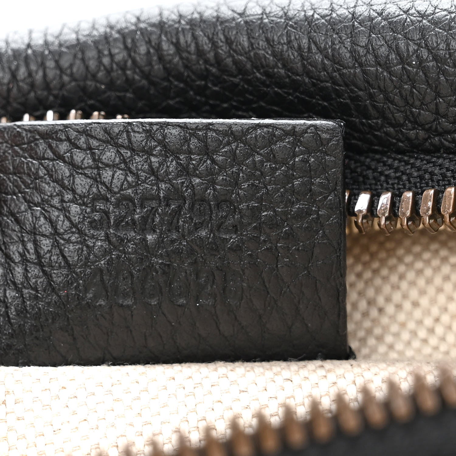 Gucci Grained Calfskin Small Logo Belt Bag Black 7 of 10