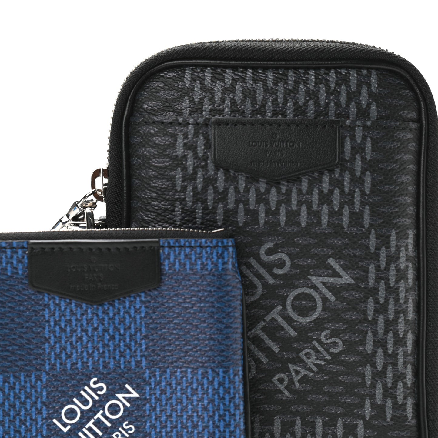 Damier Graphite 3D Modular Pouch