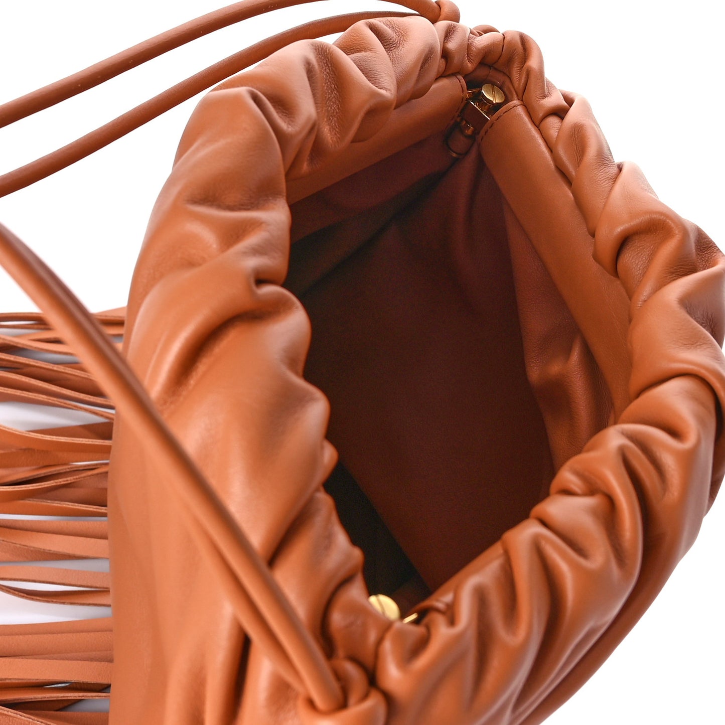 Nappa The Fringe Pouch Shoulder Bag Clay