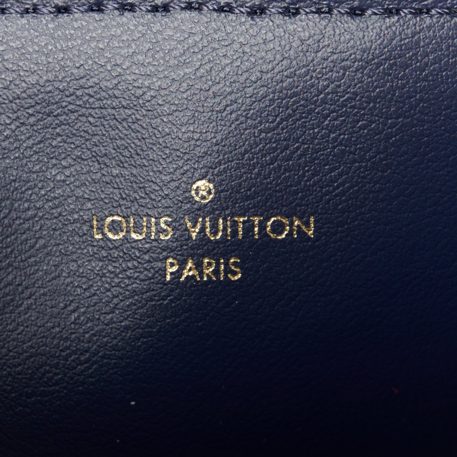 Louis Vuitton Empreinte Felicie Chain Wallet Zippered Insert Marine Rouge 6 of 7