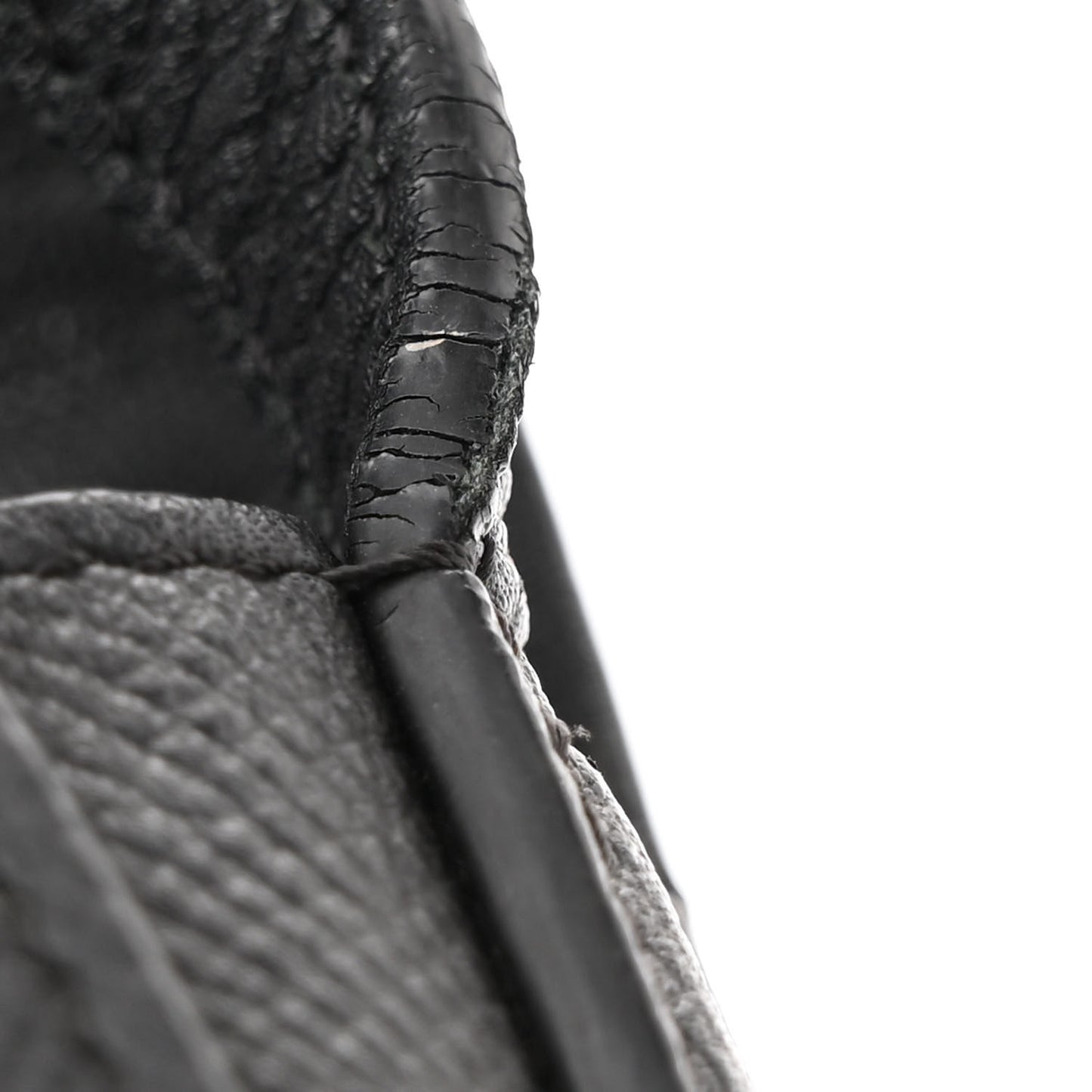 Grained Calfskin Small Trotteur Black