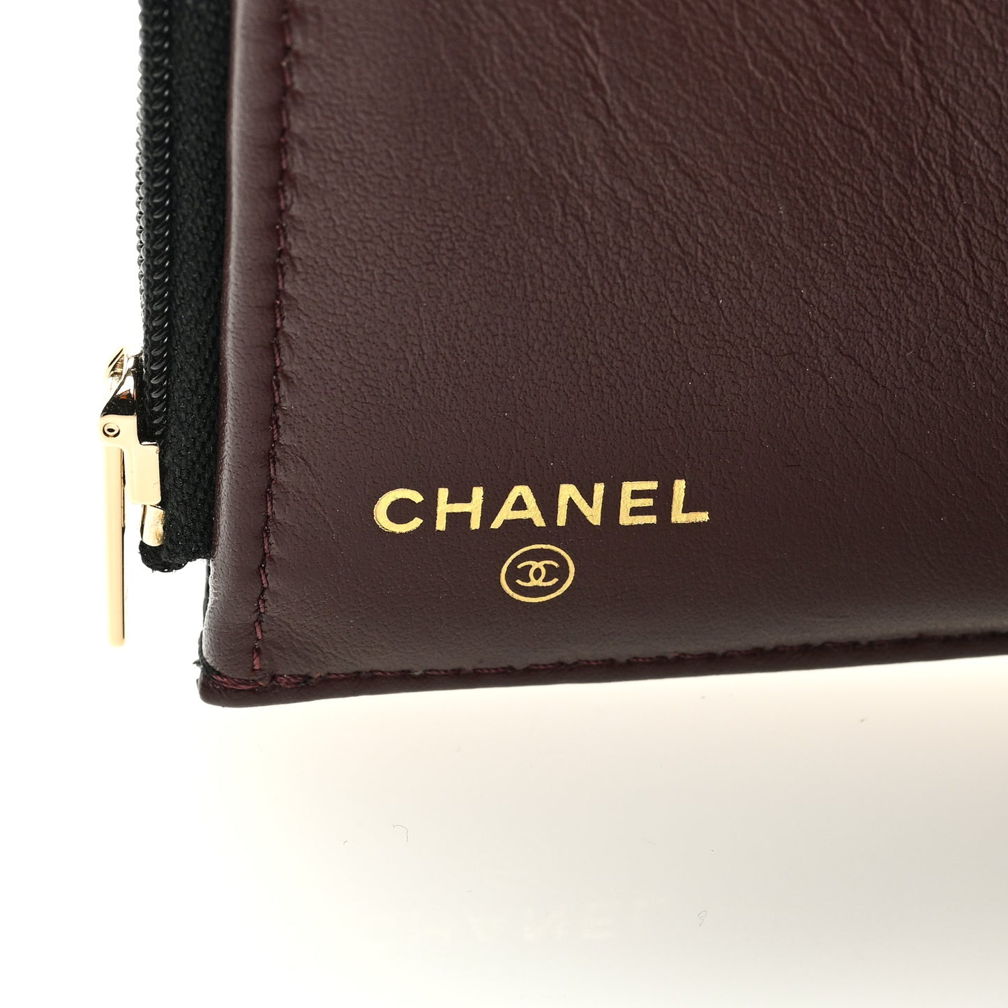 Caviar Quilted Compact Flap Wallet Black