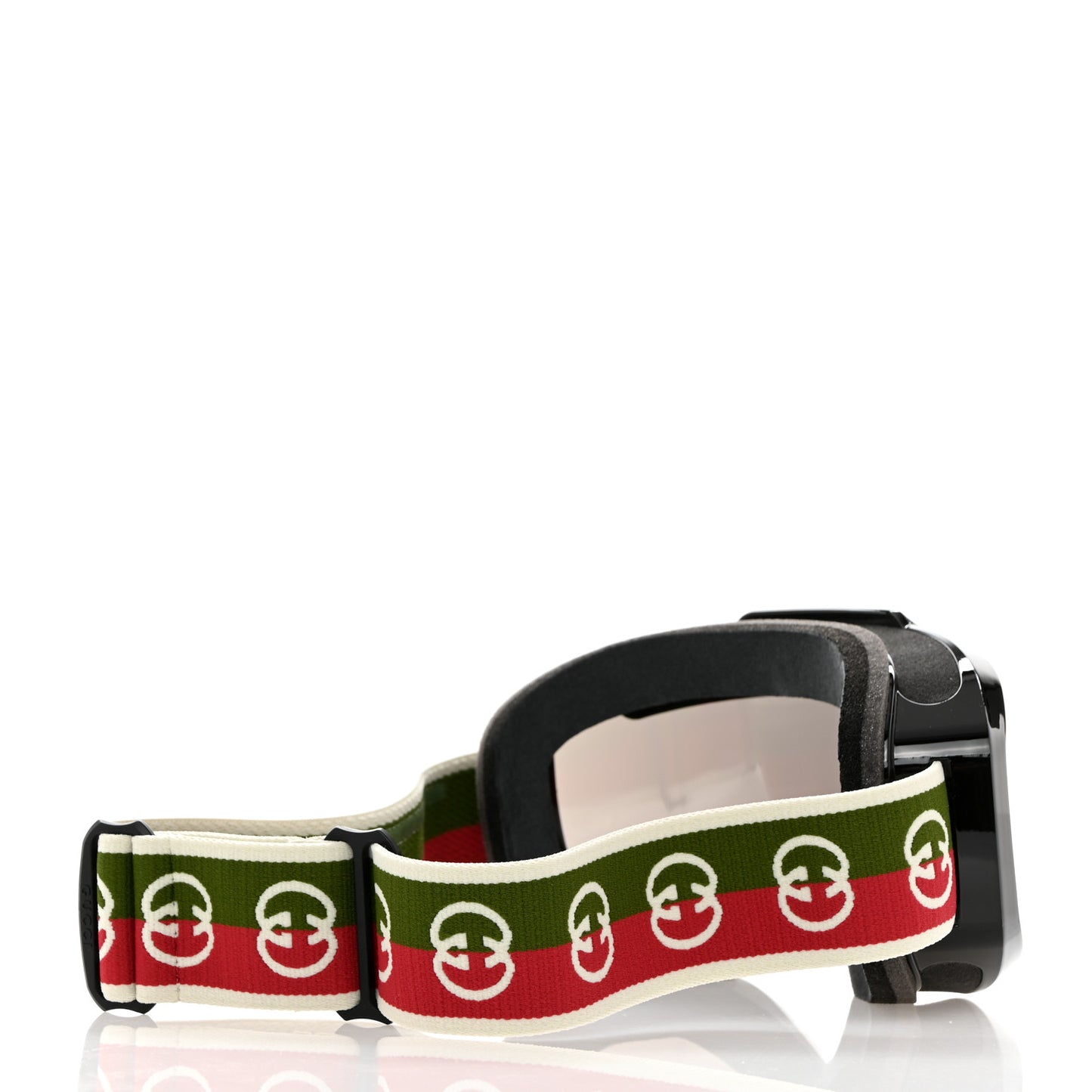 Shiny Acetate Interlocking G Ski Goggles GG1210S Black