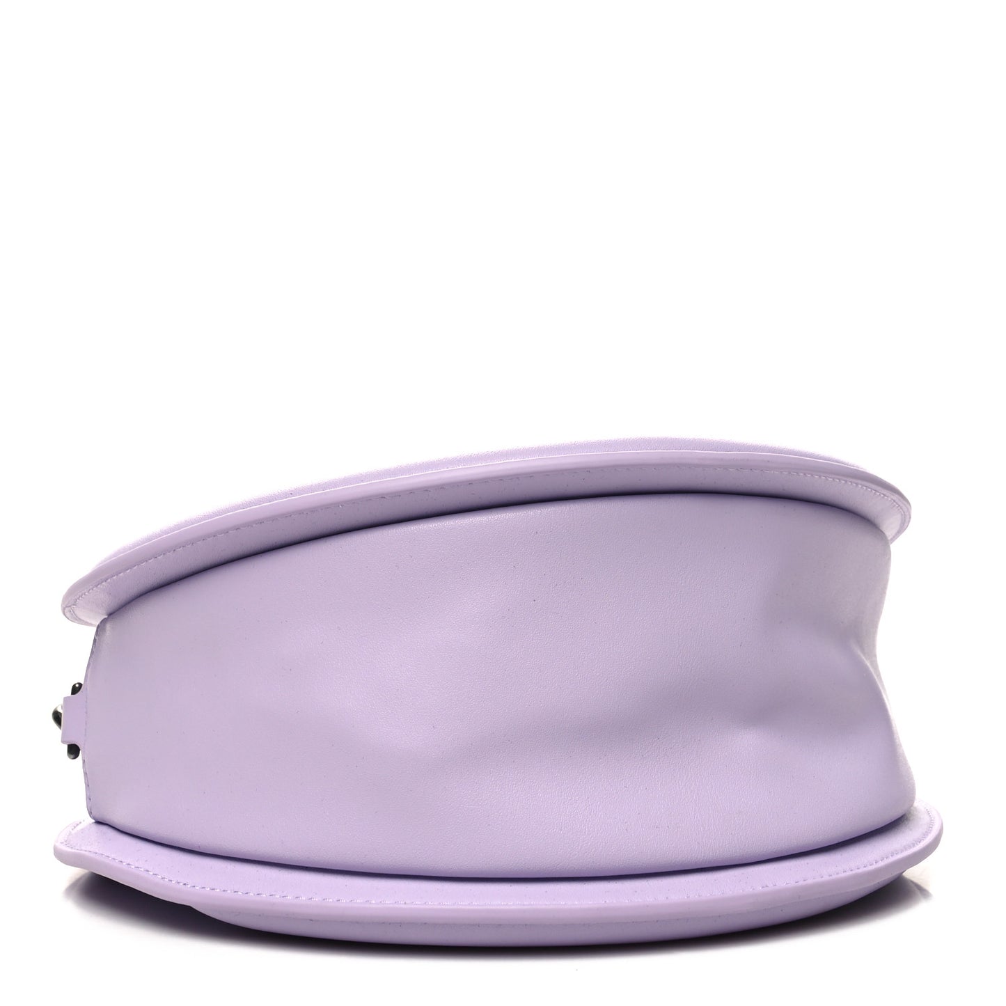 Vegan Leather Round Circle Bag Lavender
