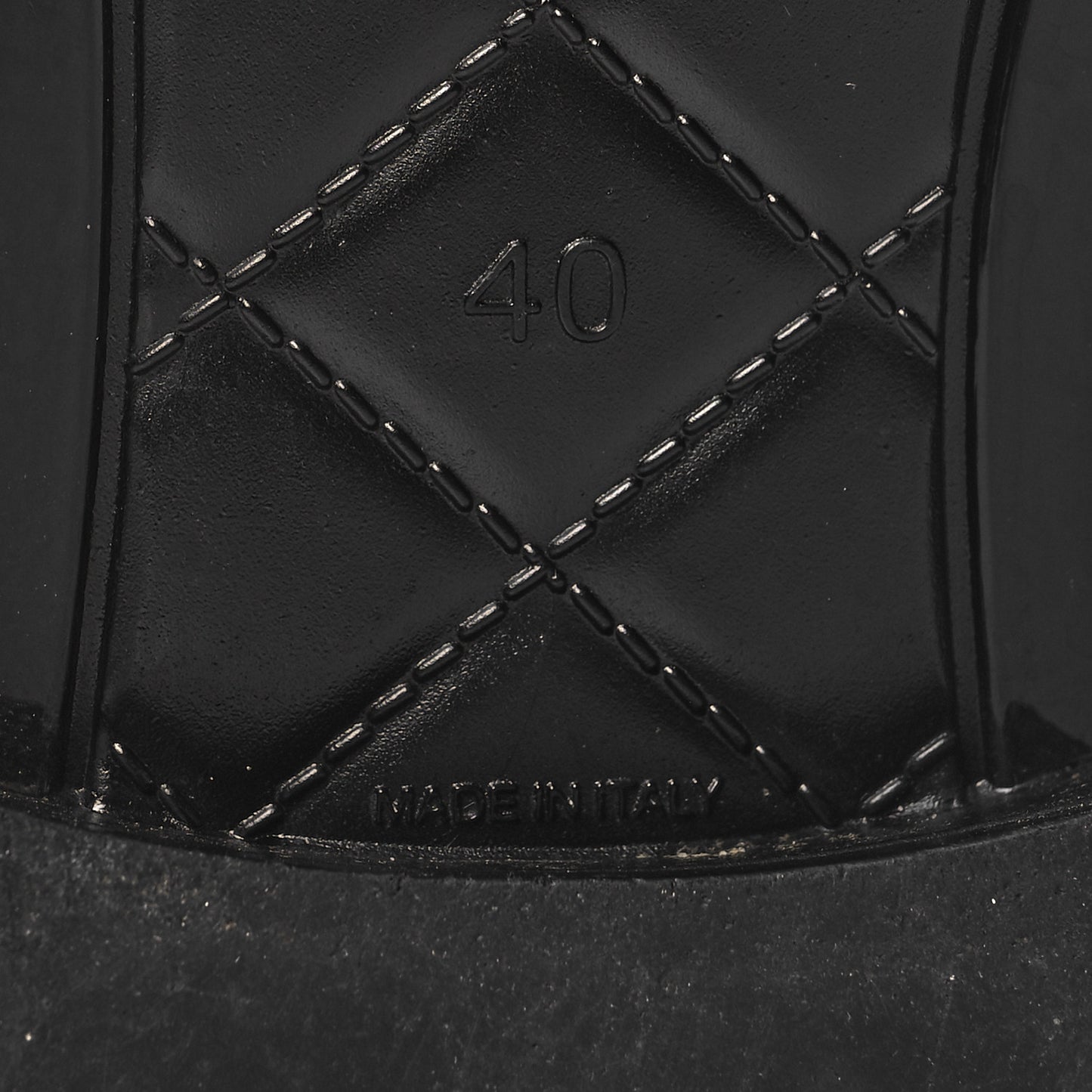 Rubber Rain Boots 40 Black