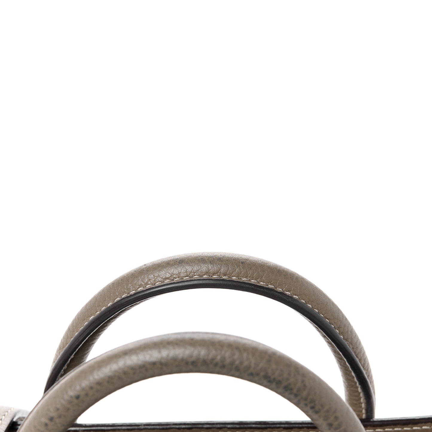 Drummed Calfskin Nano Luggage Souris