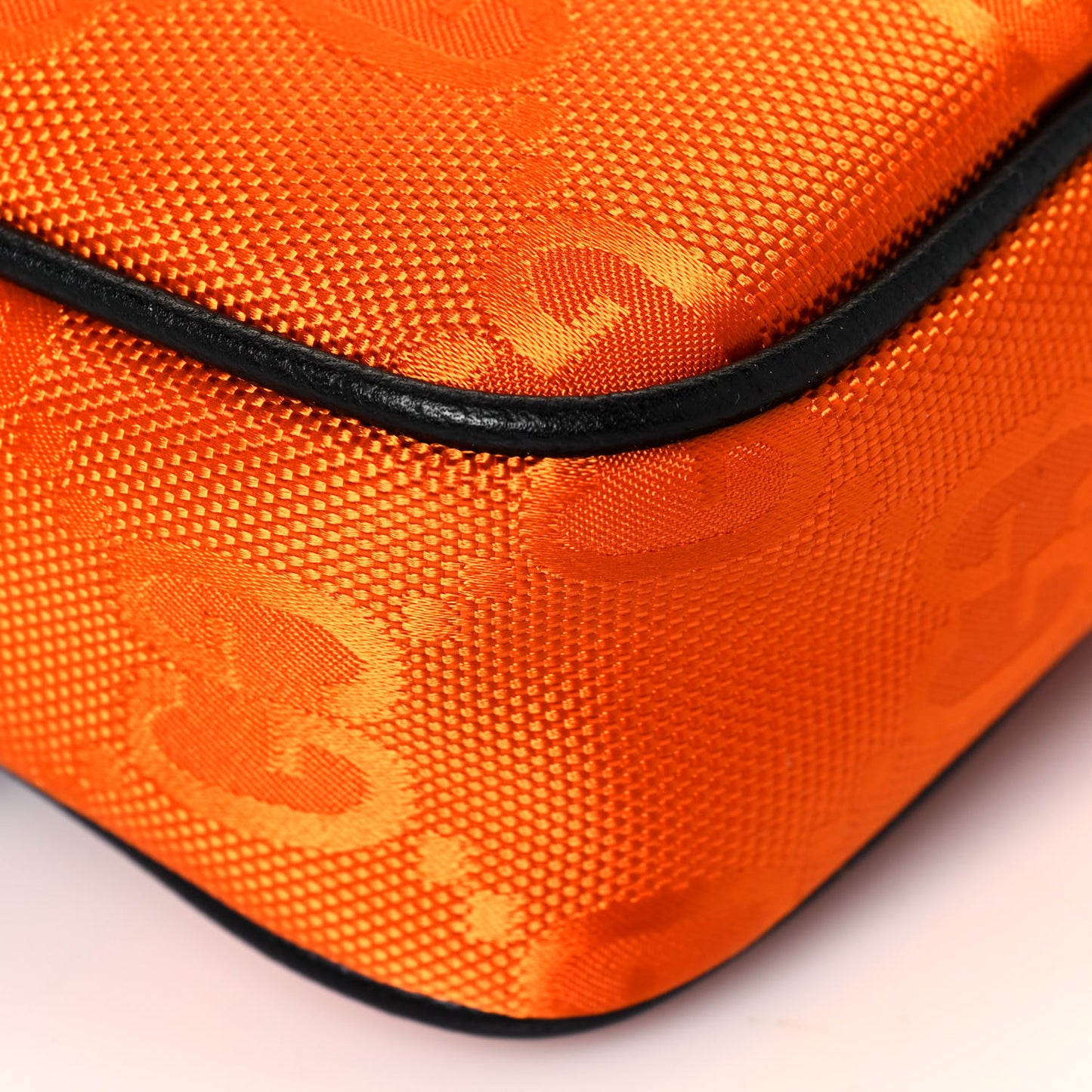 Econyl Nylon Monogram Off The Grid Belt Bag Carrot Orange Black