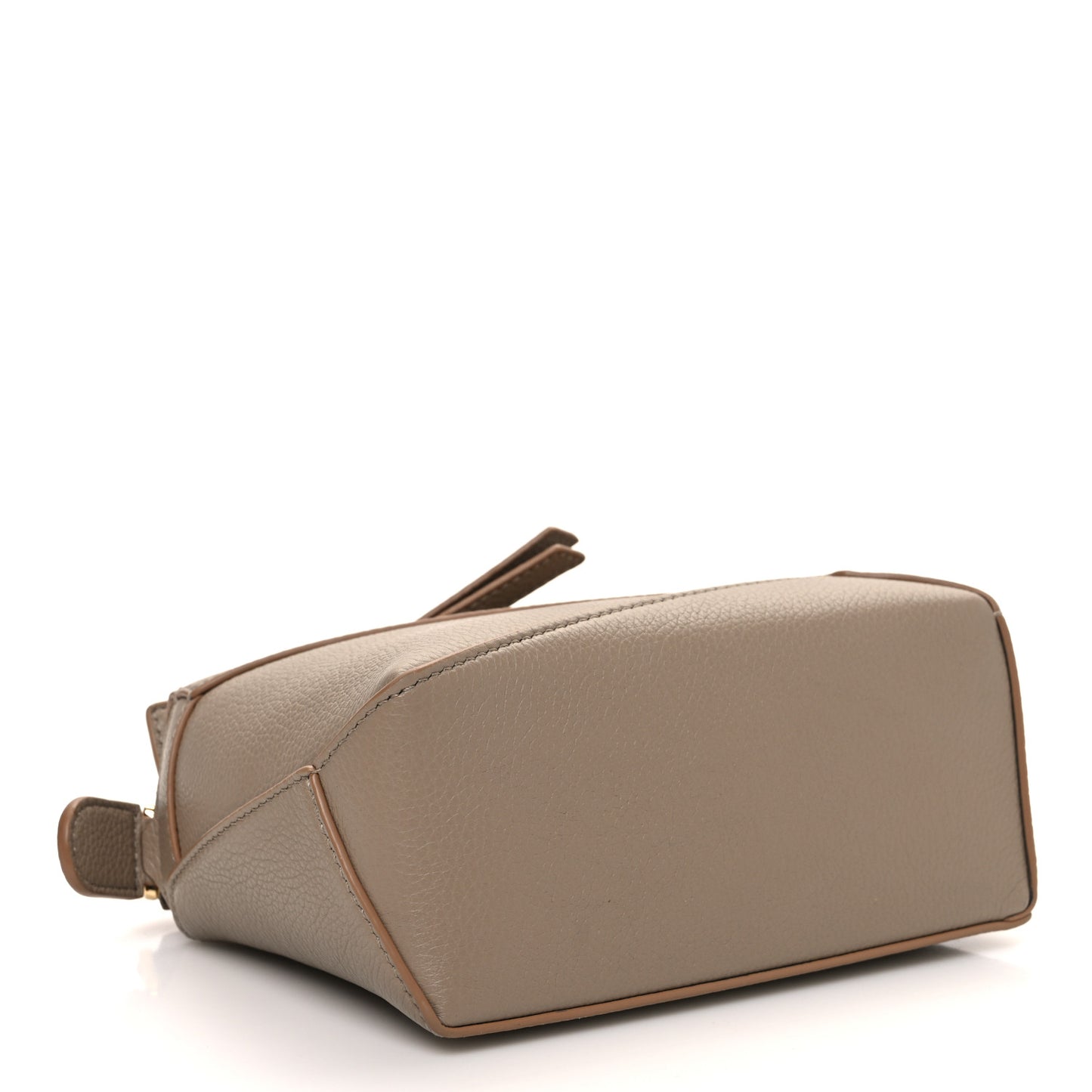 Calfskin Mini Puzzle Edge Bag Sand