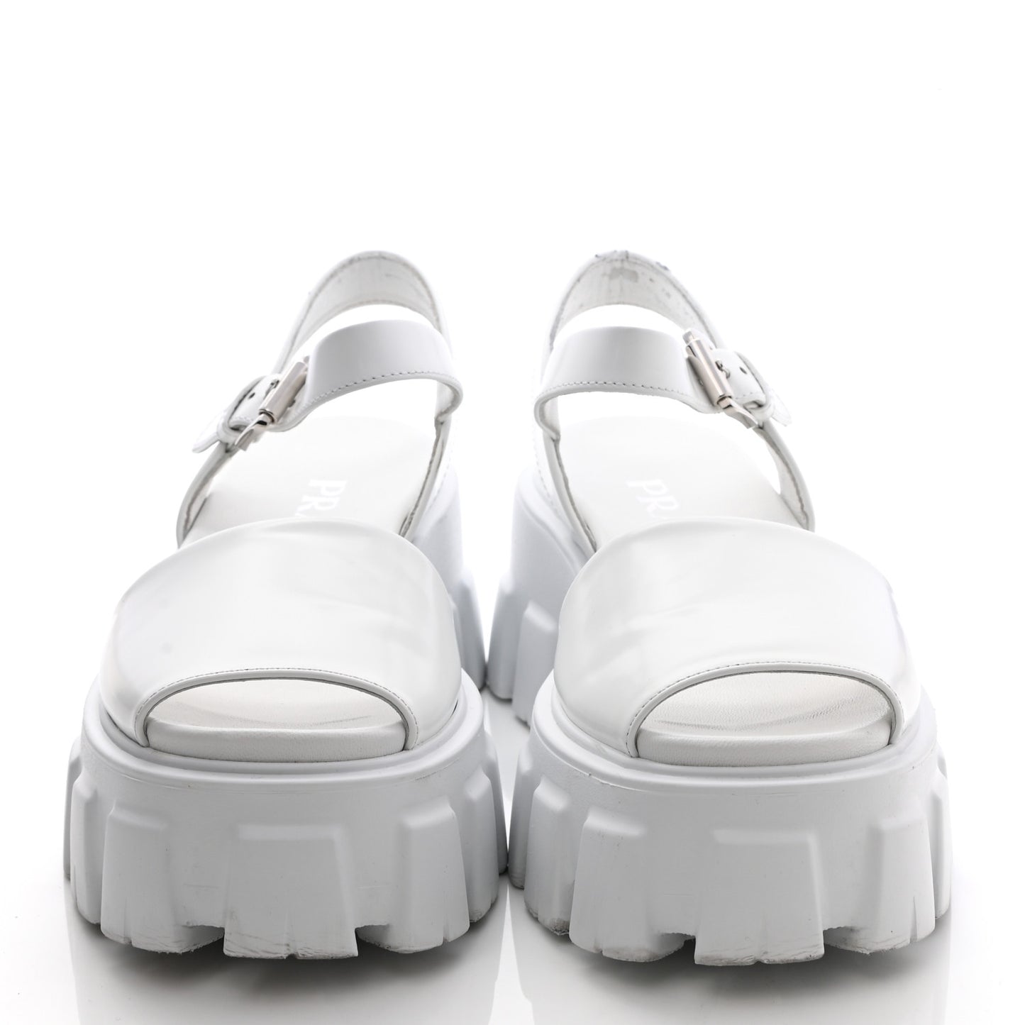 Spazzolato Monolith 55mm Sandals 35 White