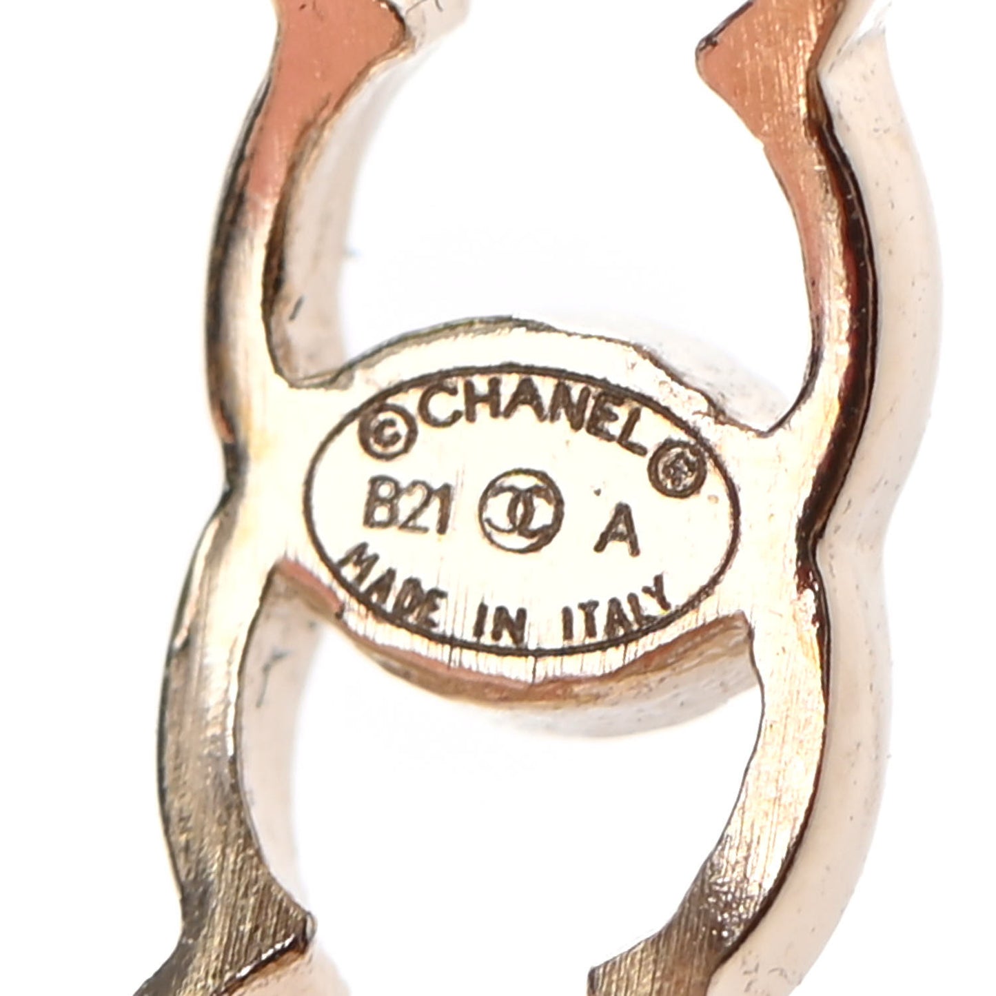 Metal CC Ring 54 6.75 Gold