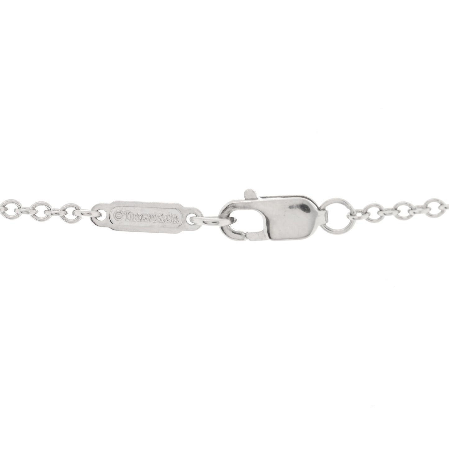 Platinum Diamond 1.10ctw Elsa Peretti Chain Necklace 36"