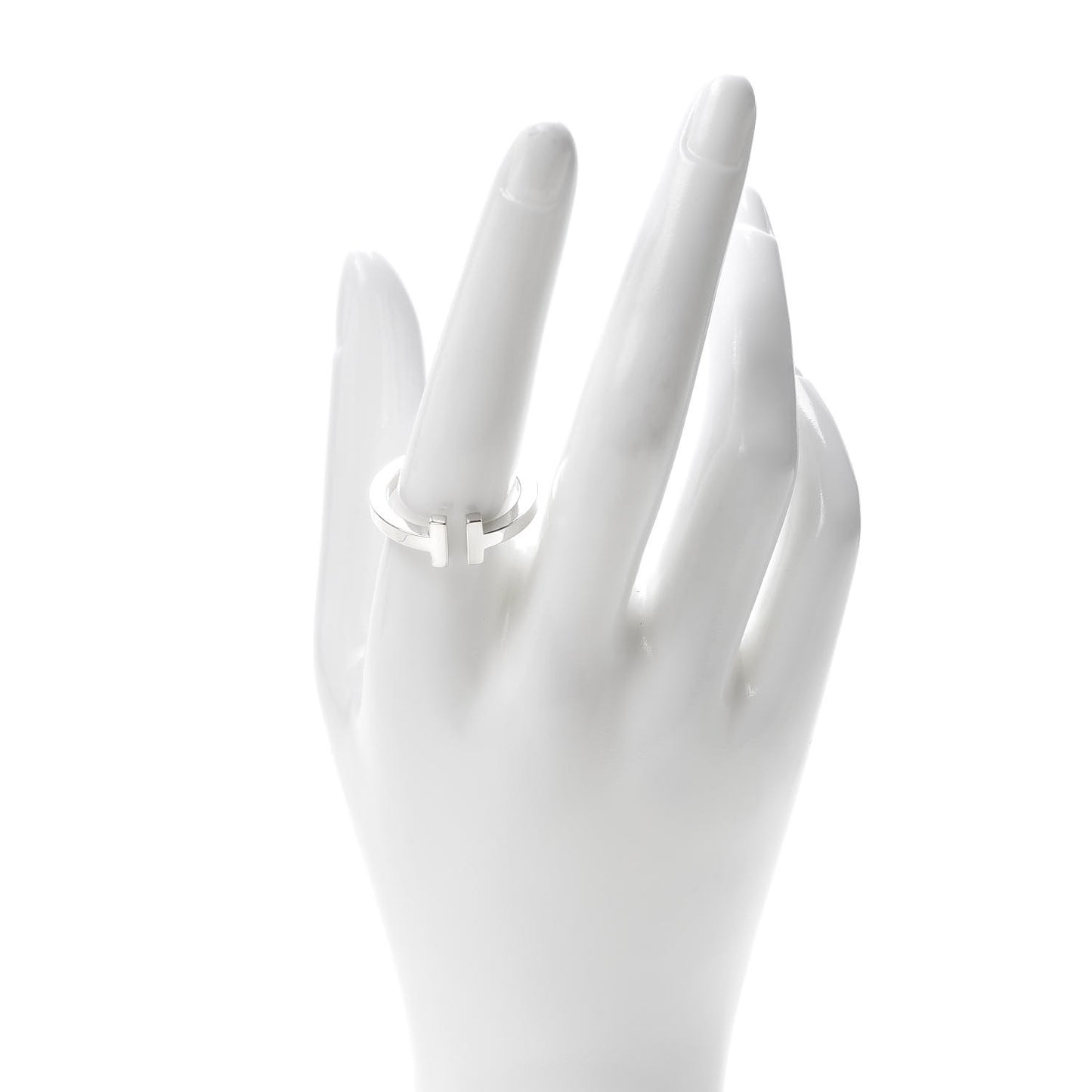 Sterling Silver T Square Ring 61 9.5