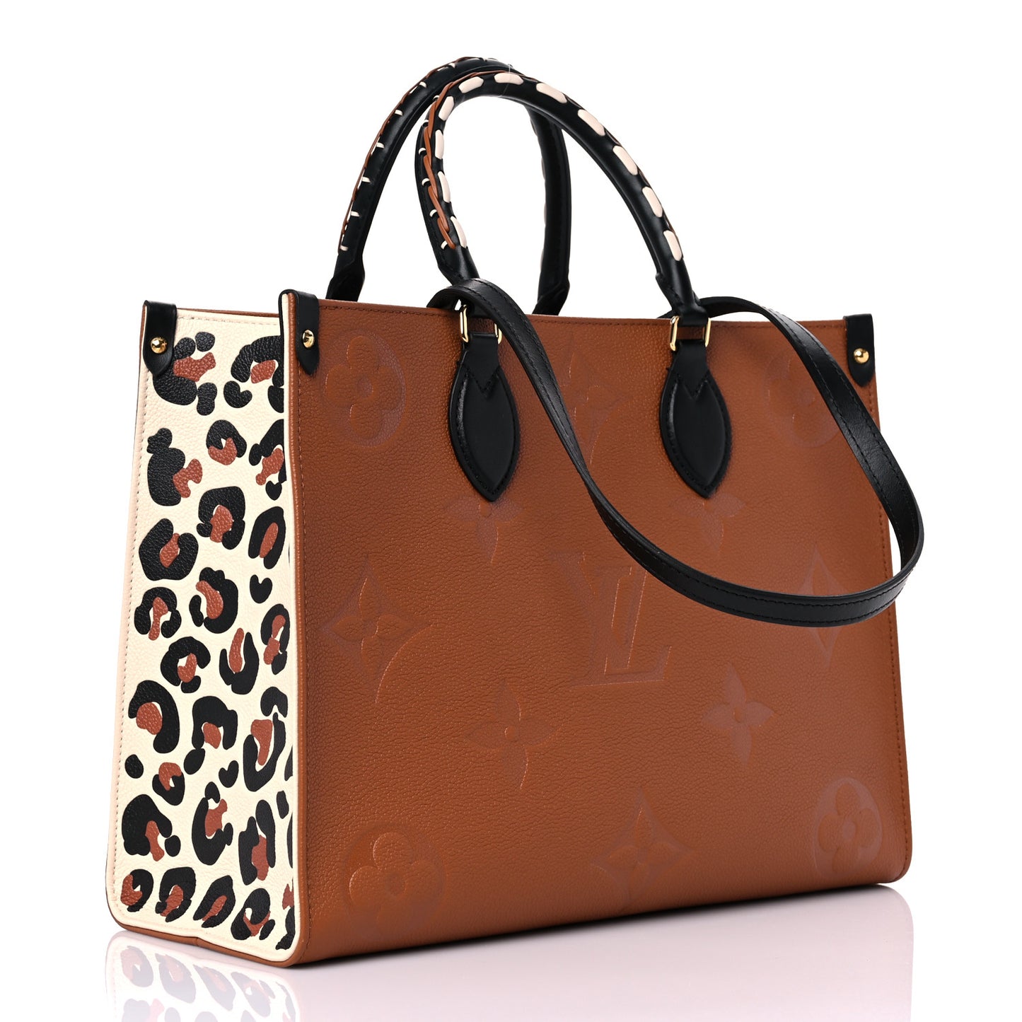 Empreinte Monogram Giant Wild At Heart Onthego MM Caramel