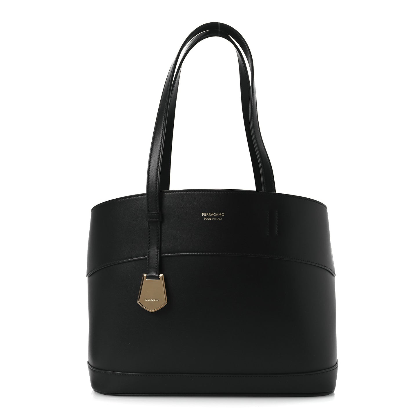 Calfskin Charming Tote Black
