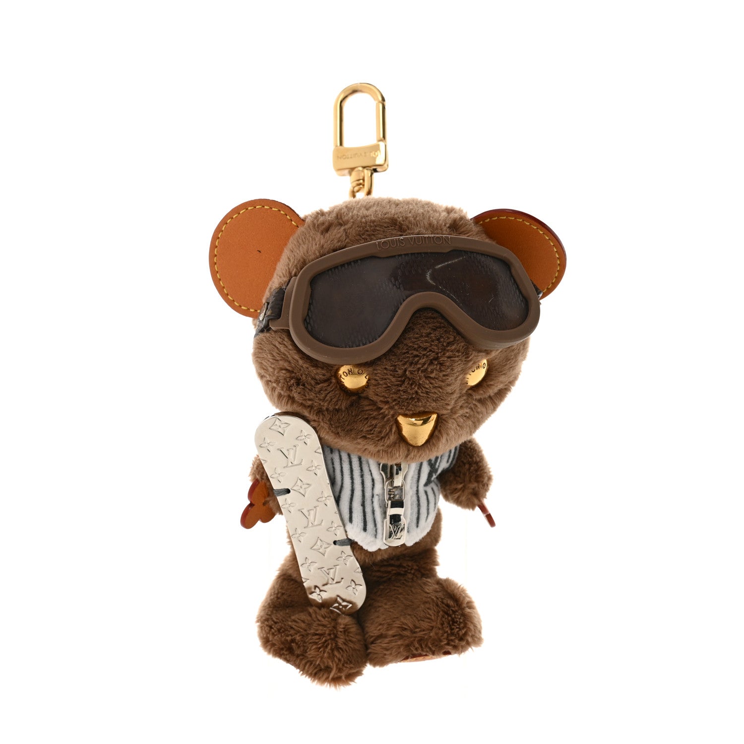 Louis Vuitton Faux Fur LV Oak Snow Bag Charm Key Holder Brown 1829416 – FASHIONPHILE