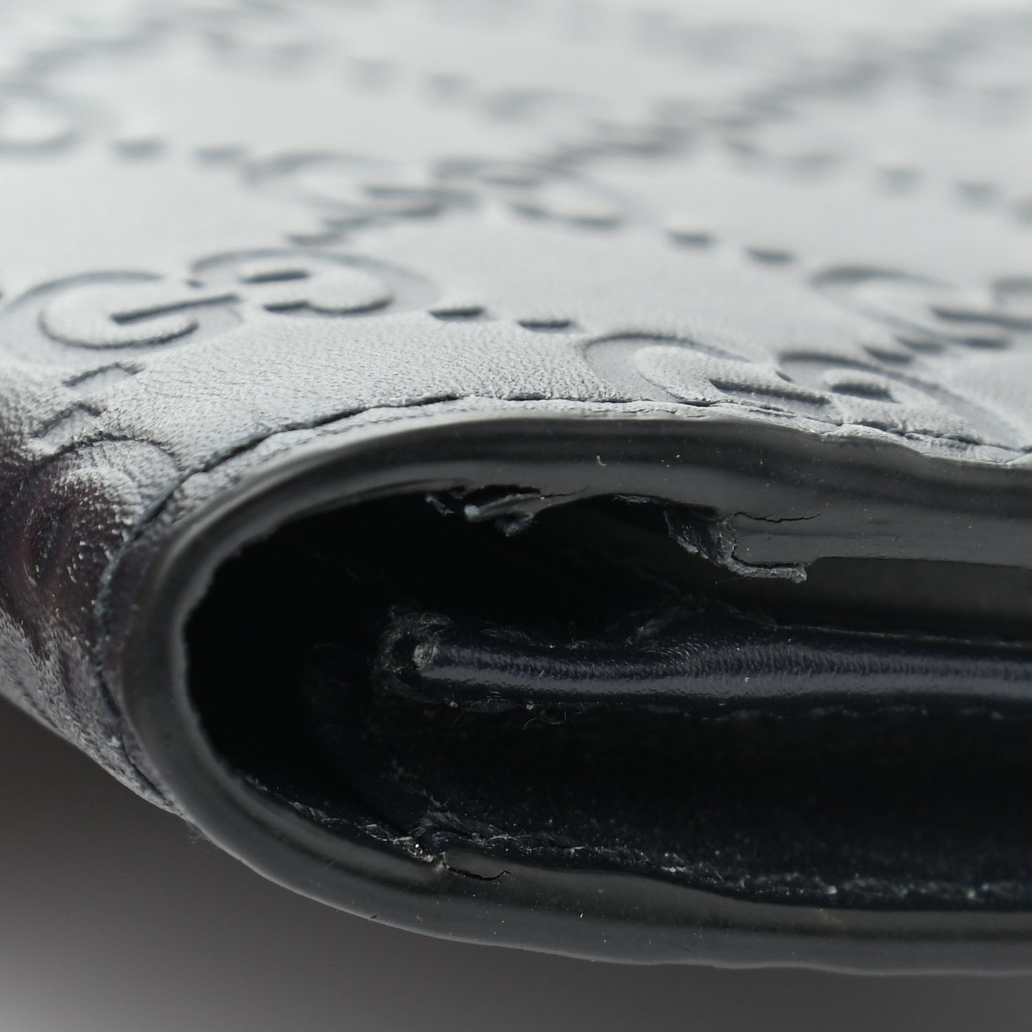 Guccissima Long Wallet Black