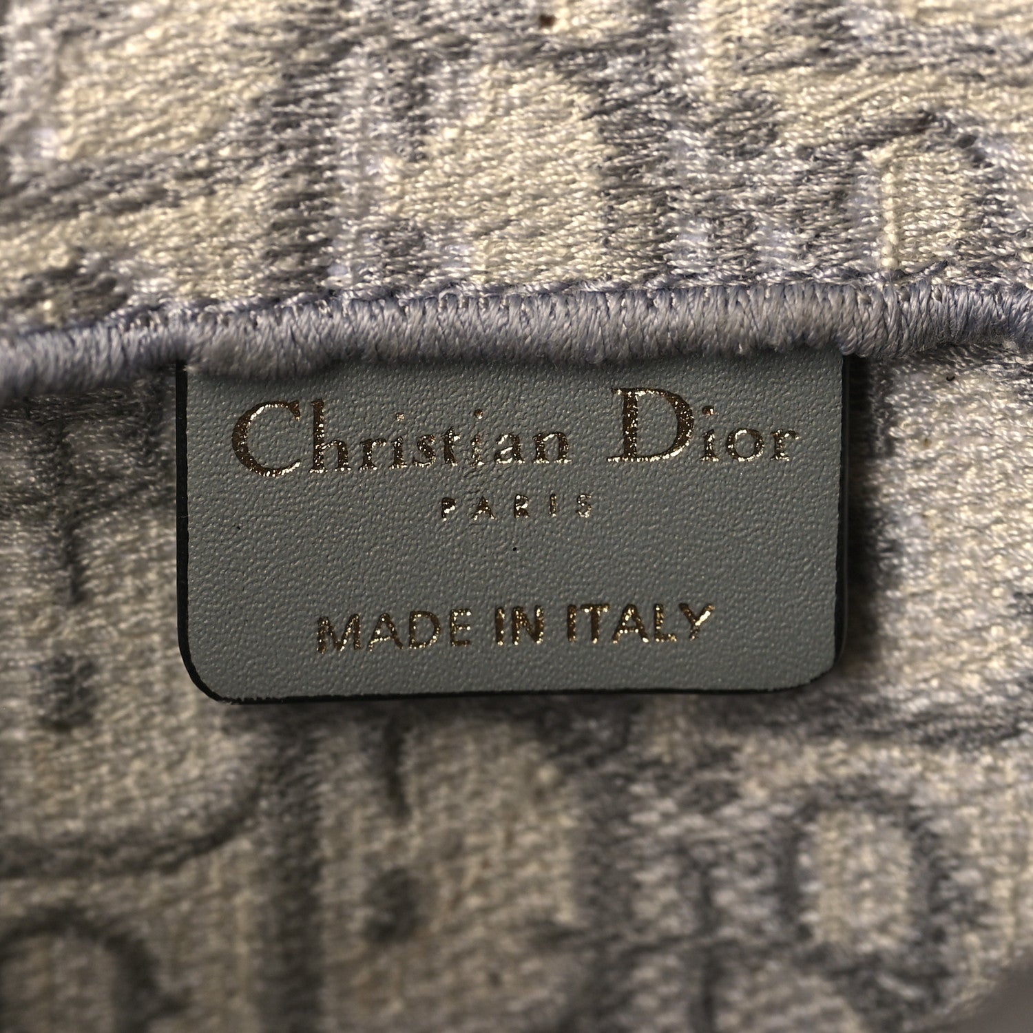 Christian Dior Oblique Slim Saddle Pouch Grey 6 of 9