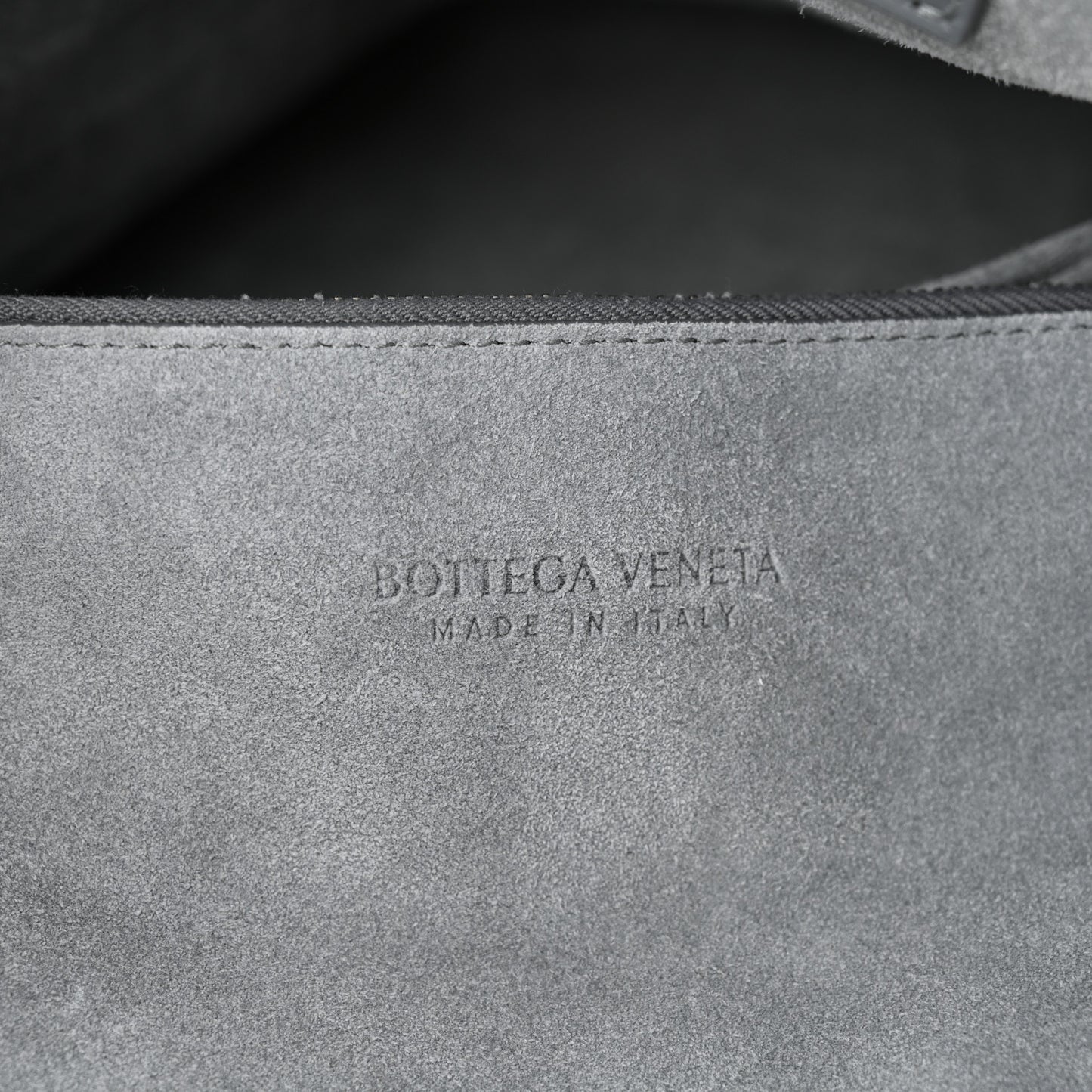 Calfskin Intrecciato Tote Bag Grey