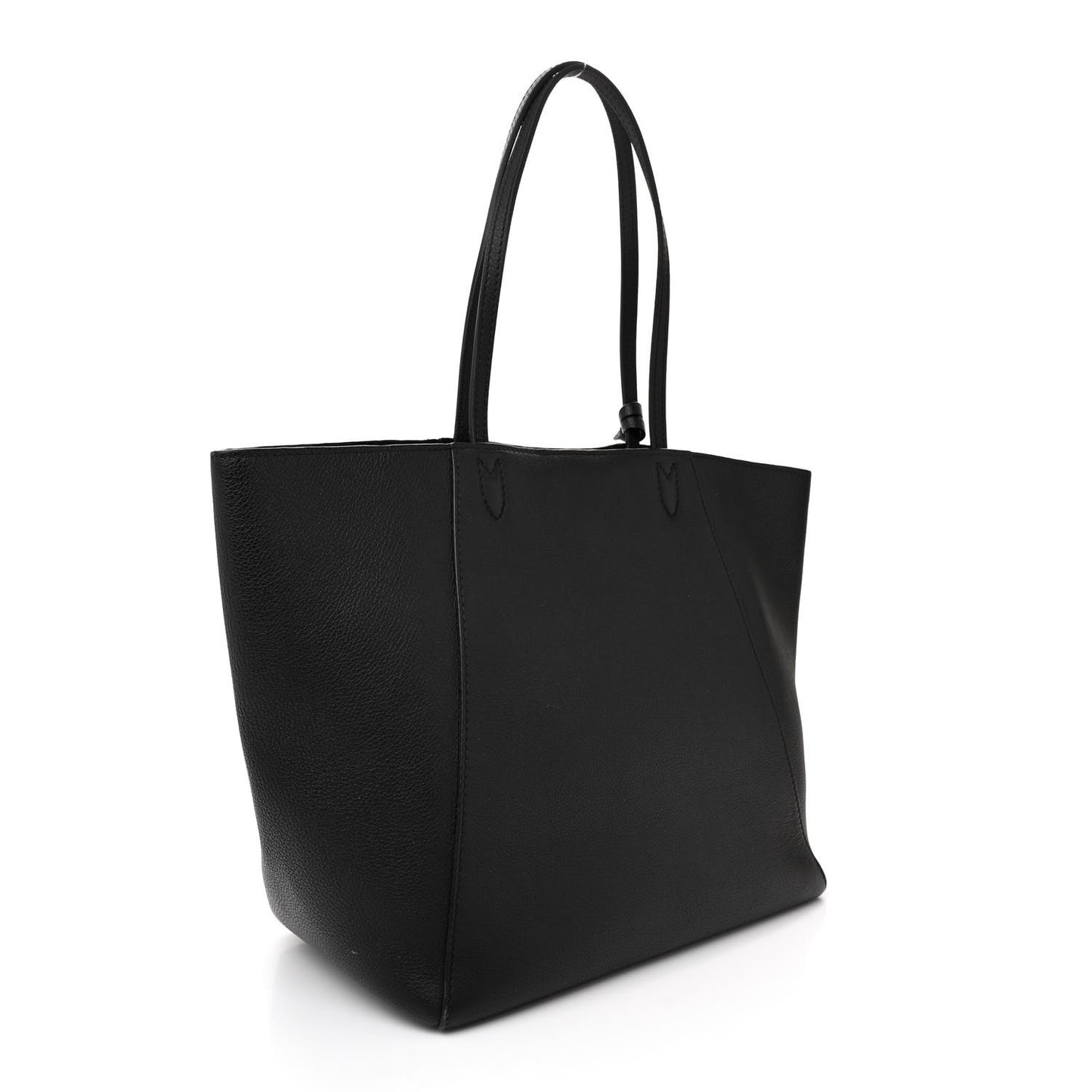Calfskin Lockme Cabas Black