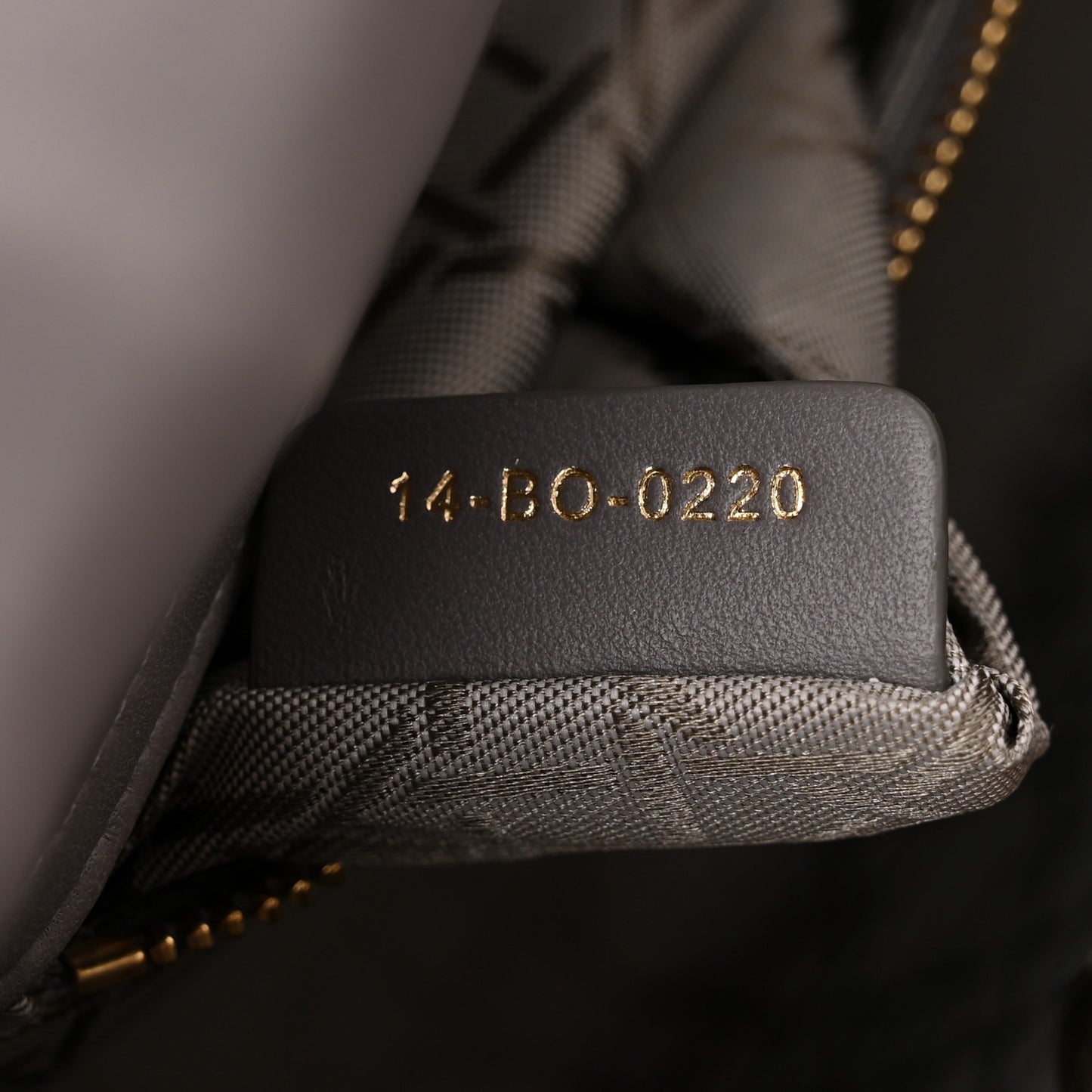 Lambskin Cannage Small My ABCDior Lady Dior Grey