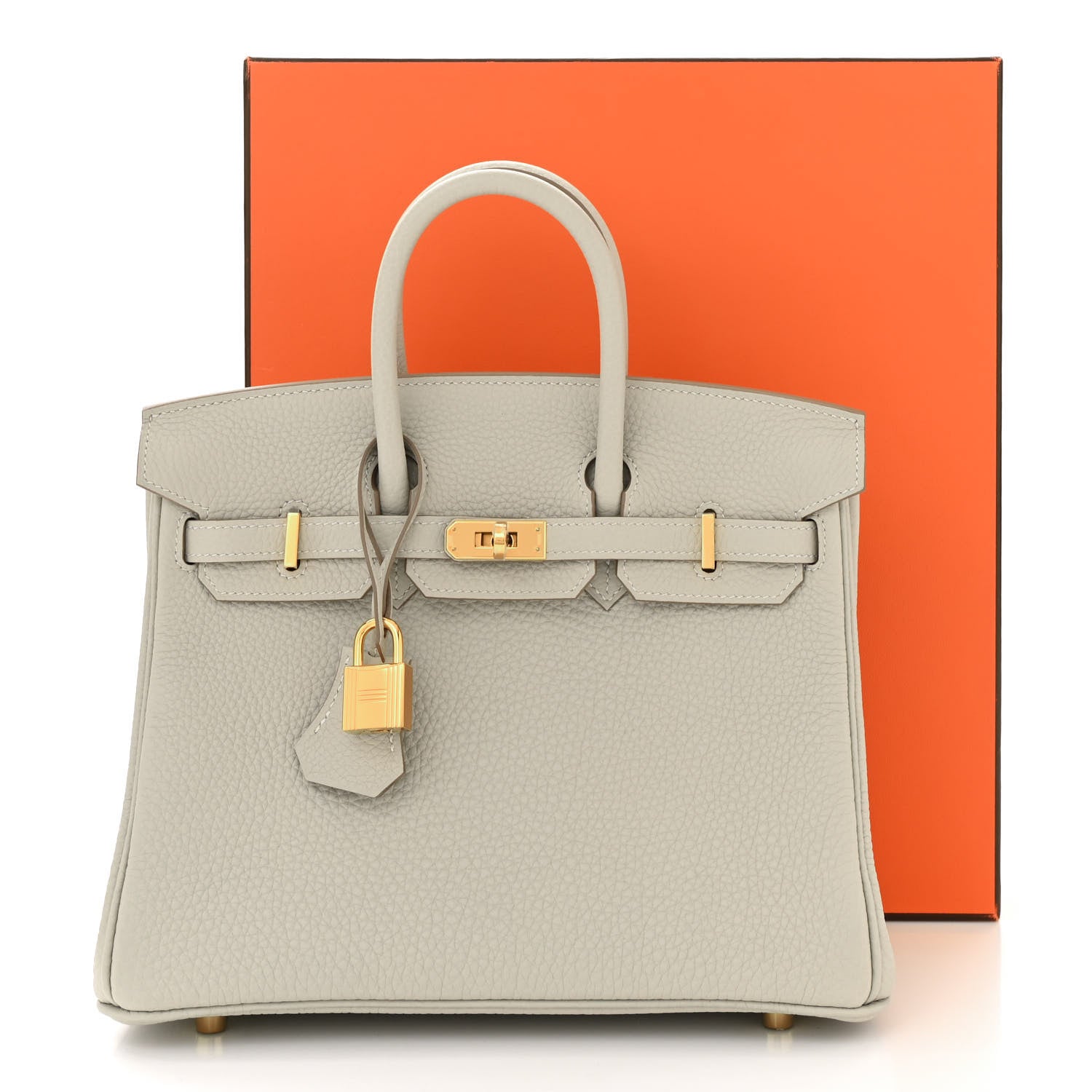 Hermes Togo Birkin 25 Gris Perle 11 of 11