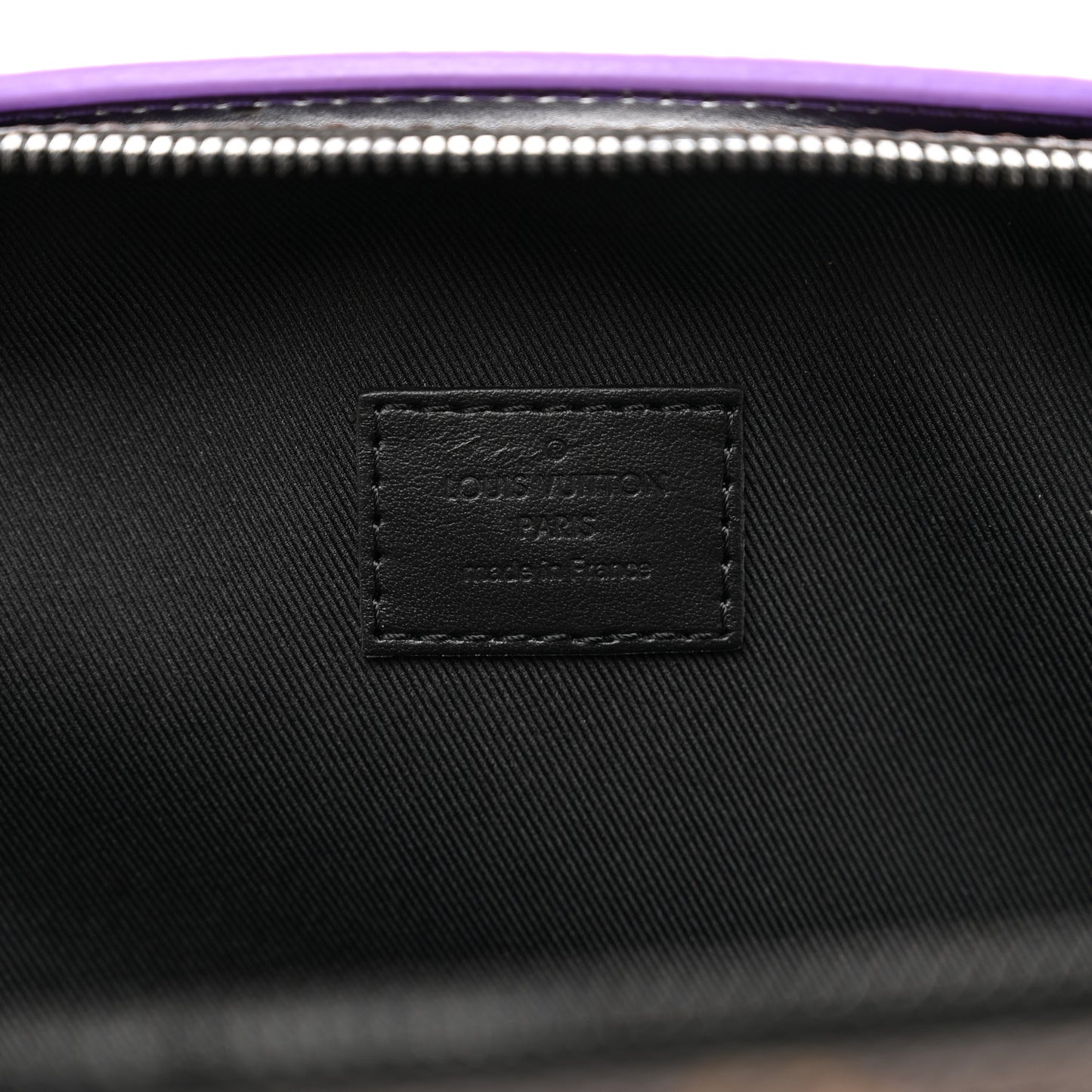 Monogram Macassar Handle Soft Trunk Purple