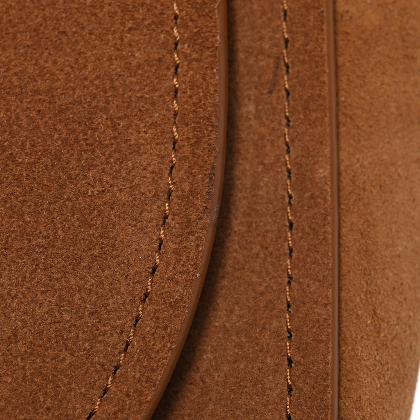 Suede Calfskin Mini Alix Hunter Crossbody Bag Cinnamon