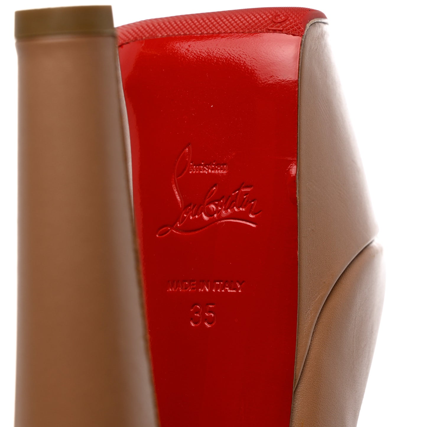 Shiny Calfskin Alta Vicky 160 Pumps 35 Nude