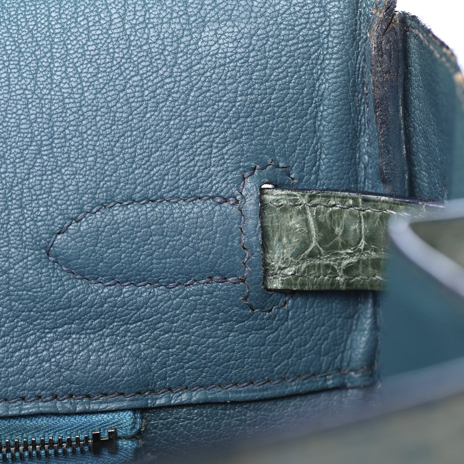 Hermes Matte Porosus Crocodile Birkin 35 20 of 35