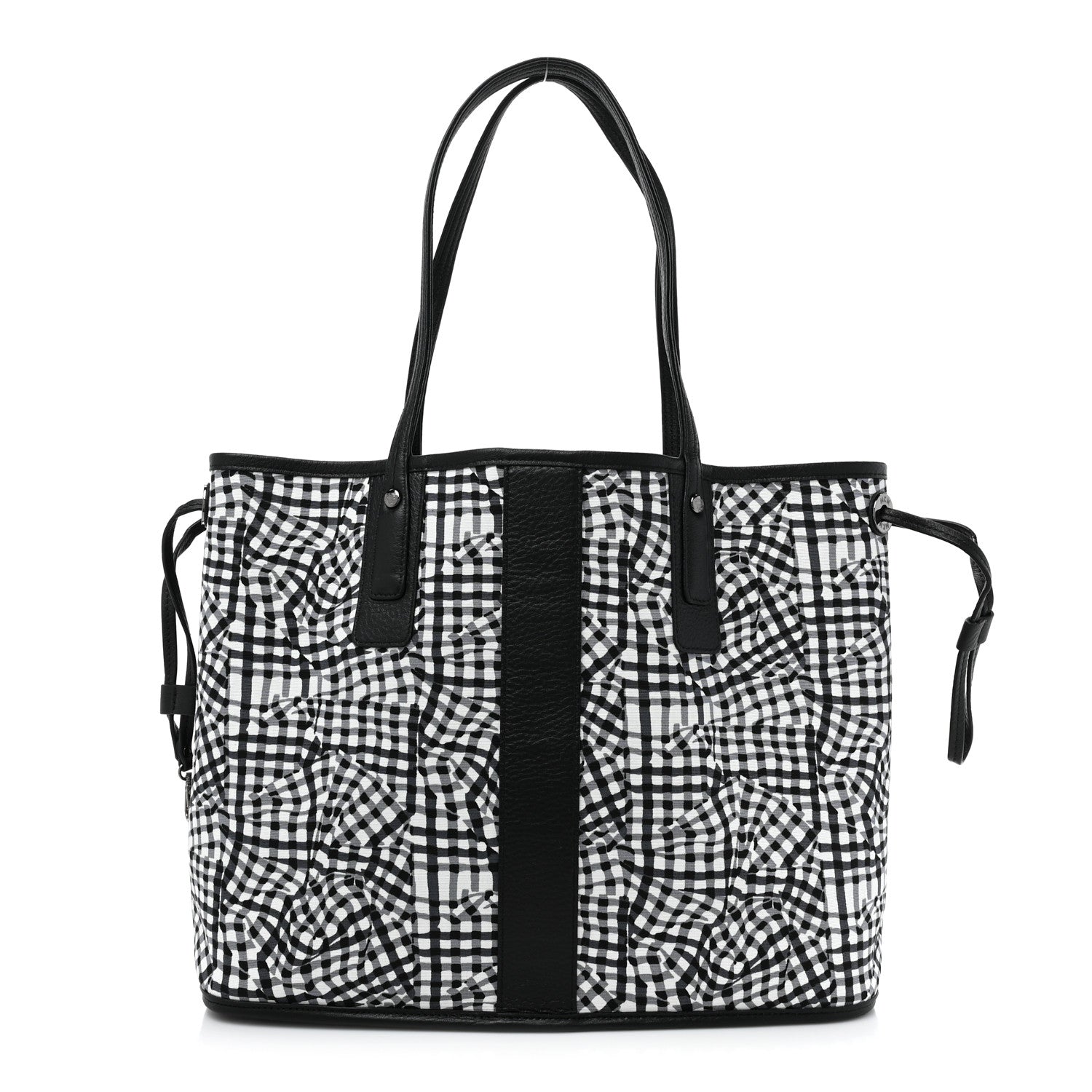 MCM Visetos Medium Liz Reversible Shopper Tote Black 4 of 16
