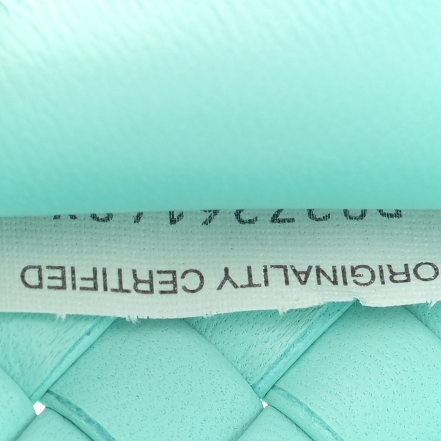 Nappa Intreccio Mini Padded Handle Bag Celadon