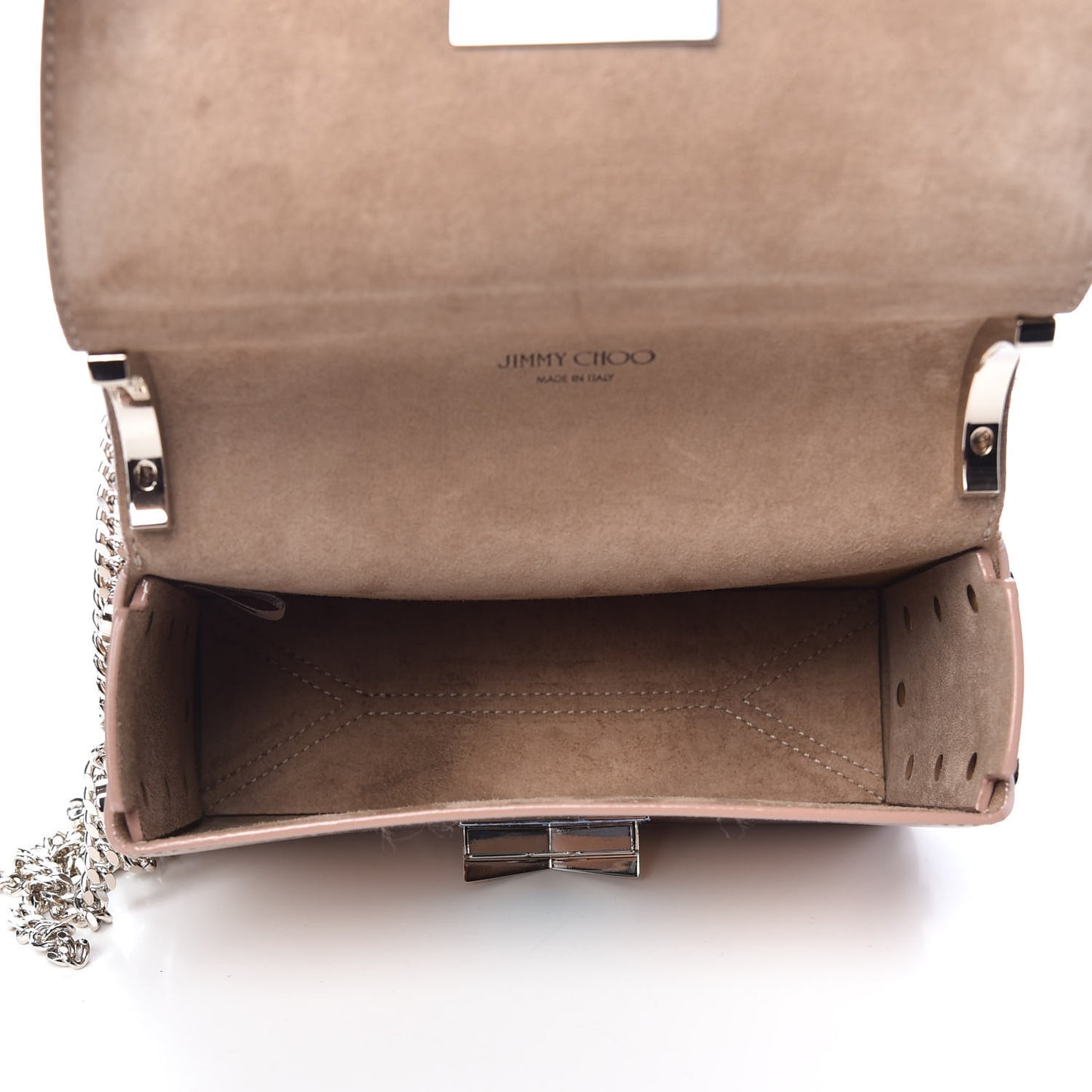 Metallic Calfskin Lockett Petite Shoulder Bag Gold