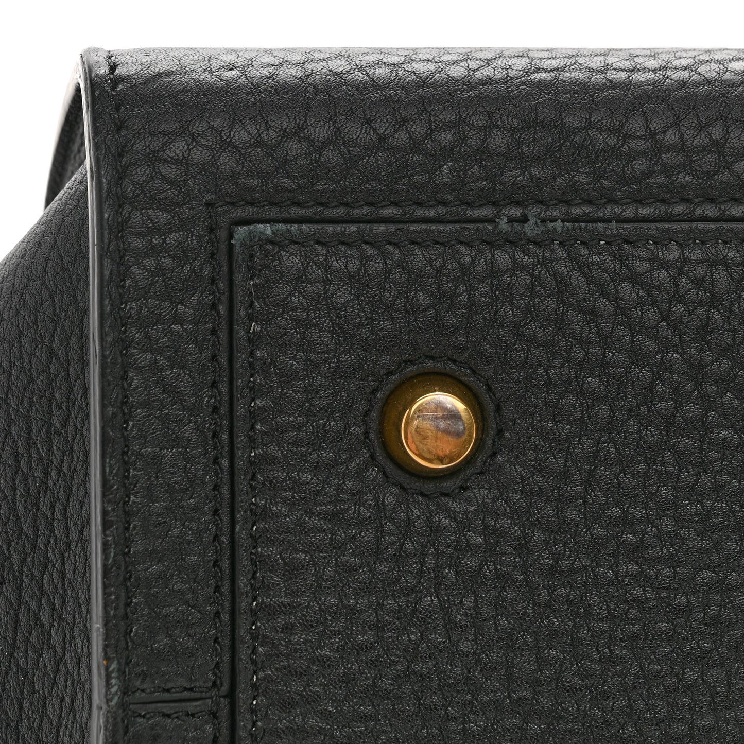 Crisped Calfskin Mini Tie Knot Tote Black