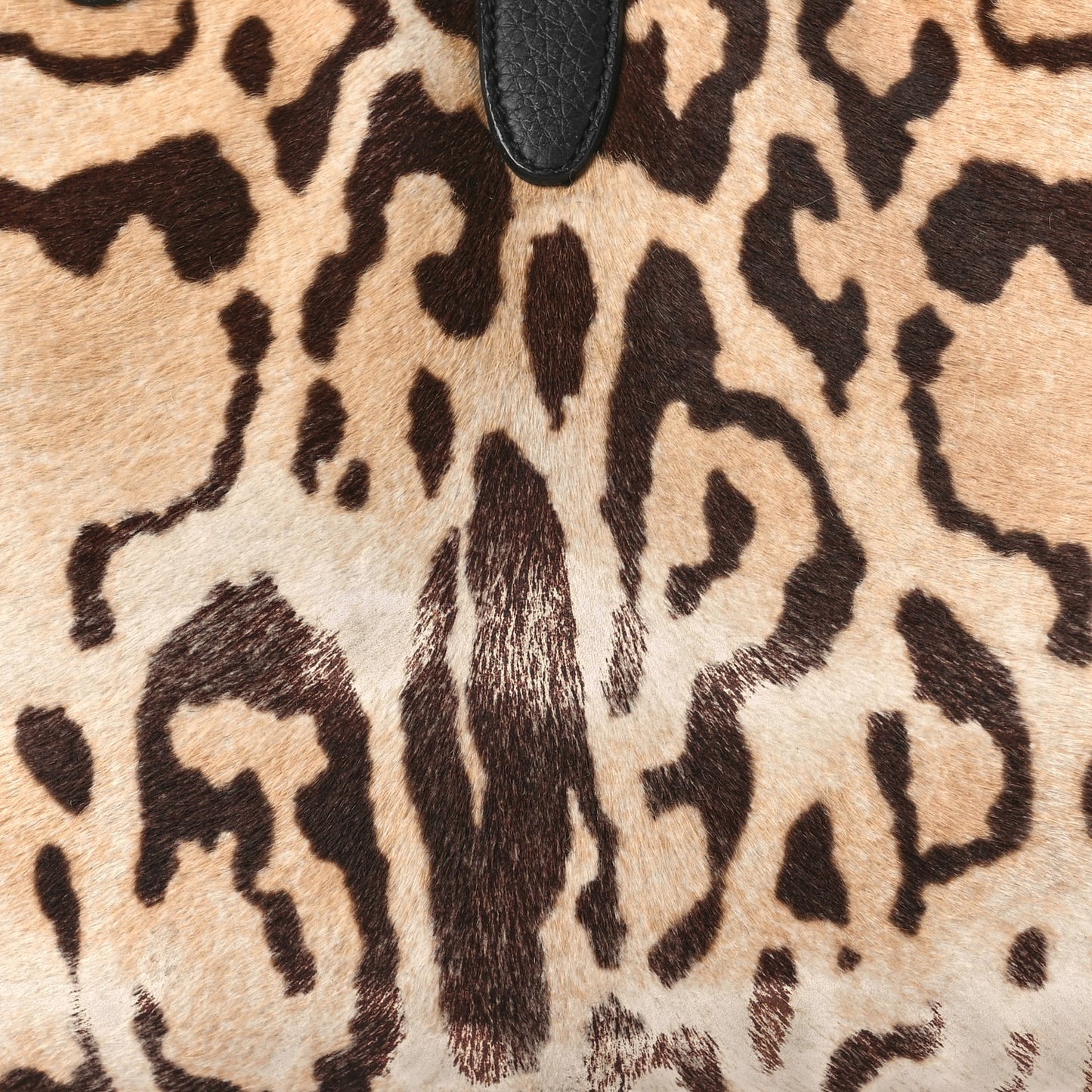 Pony Hair Cheetah Print Medium Jackie Top Handle Bag