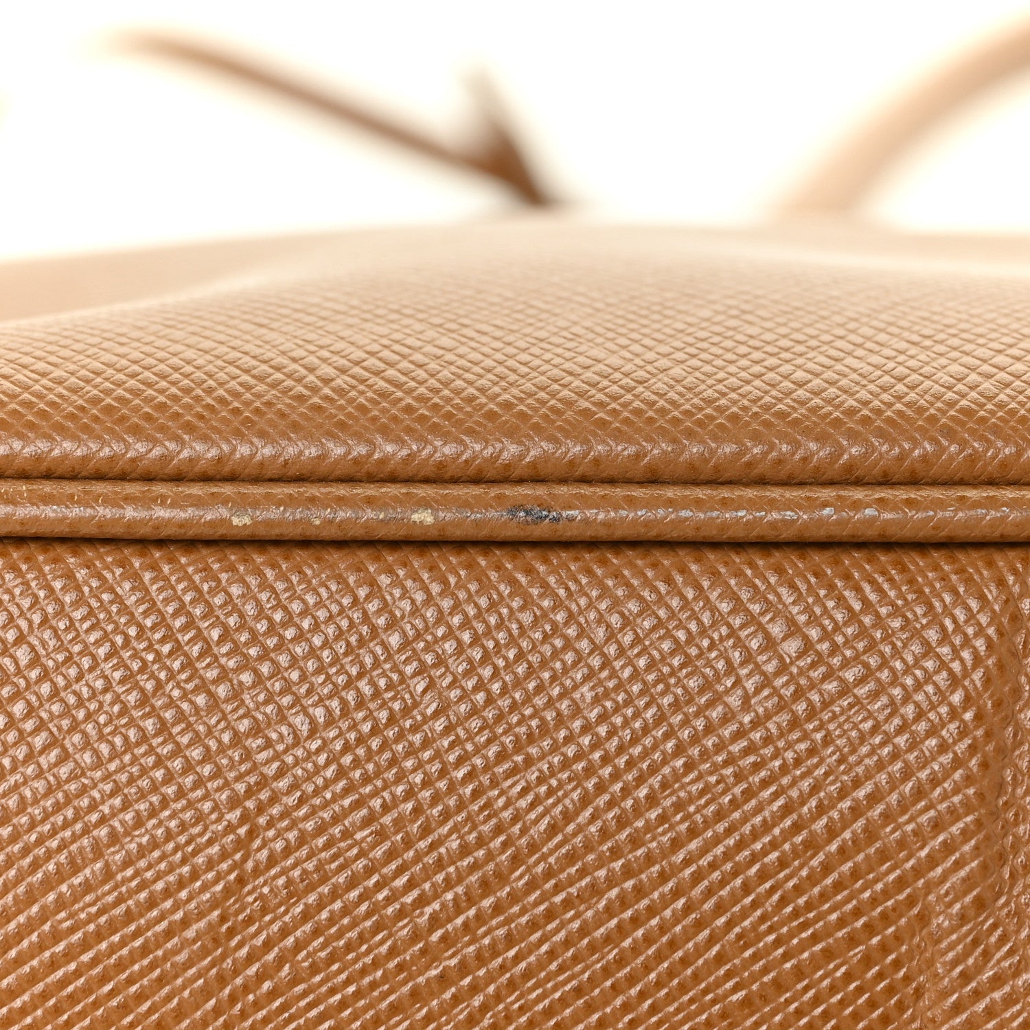 Prada Saffiano Large Galleria Double Zip Tote Caramel 31 of 32