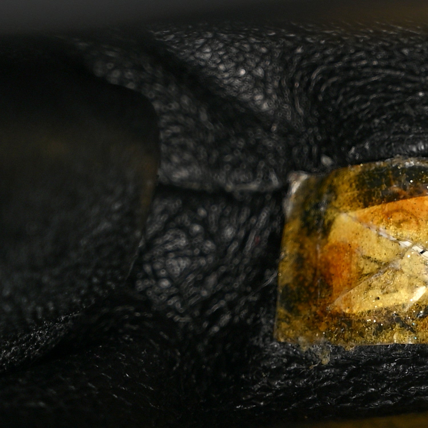 Chanel Lambskin Quilted Clutch With Chain Flap Black 8 of 10