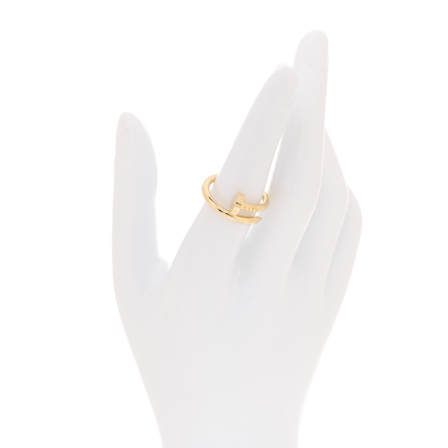 Cartier 18K Yellow Gold Juste Un Clou Ring 53 6.25 2 of 5
