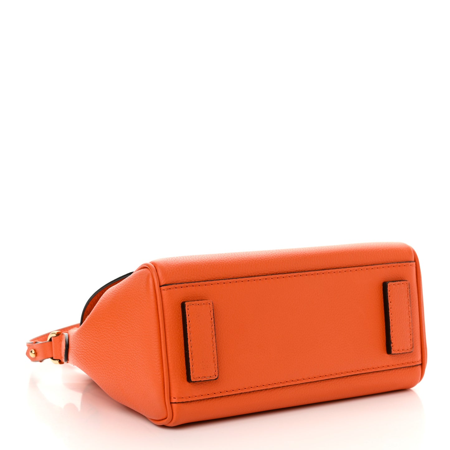 Grained Calfskin Small La Medusa Bag Orange