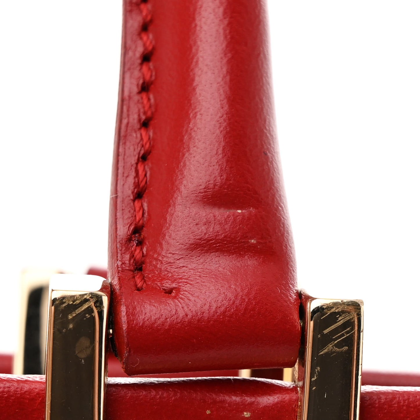 Monogram Small Bardot Shoulder Bag Red