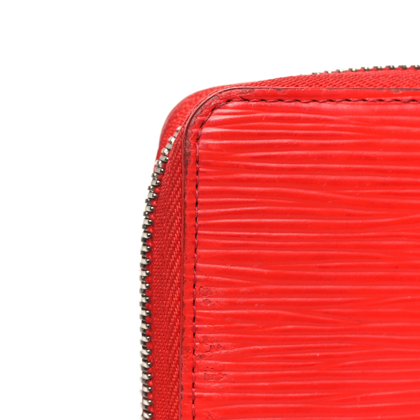 Epi Zippy Wallet Rouge