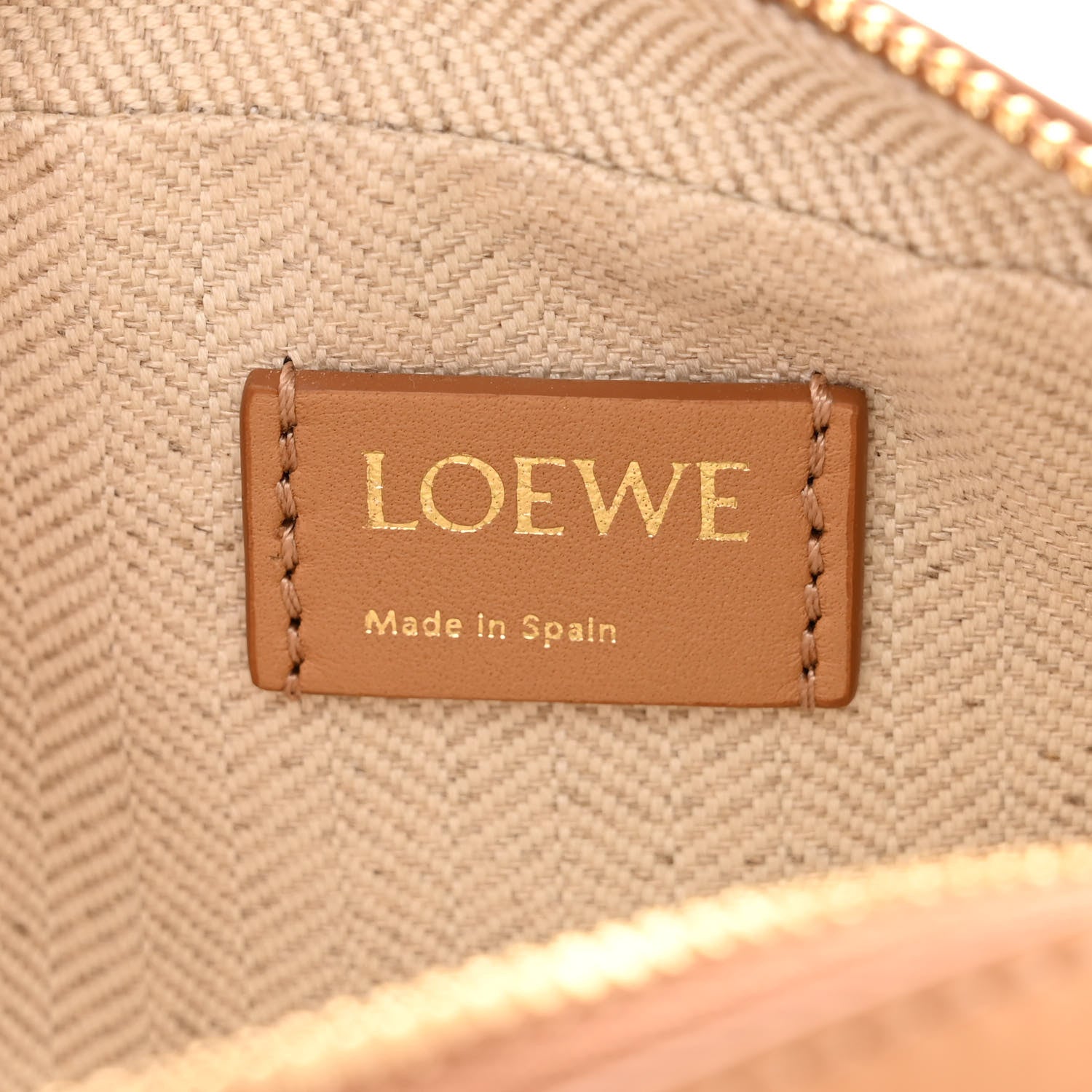 Loewe Jacquard Anagram Calfskin Amazona Nano Brown Red 6 of 10